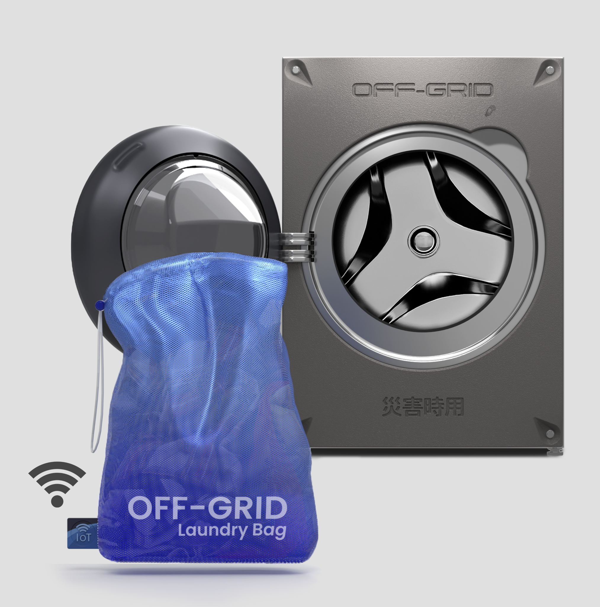 "OFF-GRID" Laundry Base for Disaster Resilience