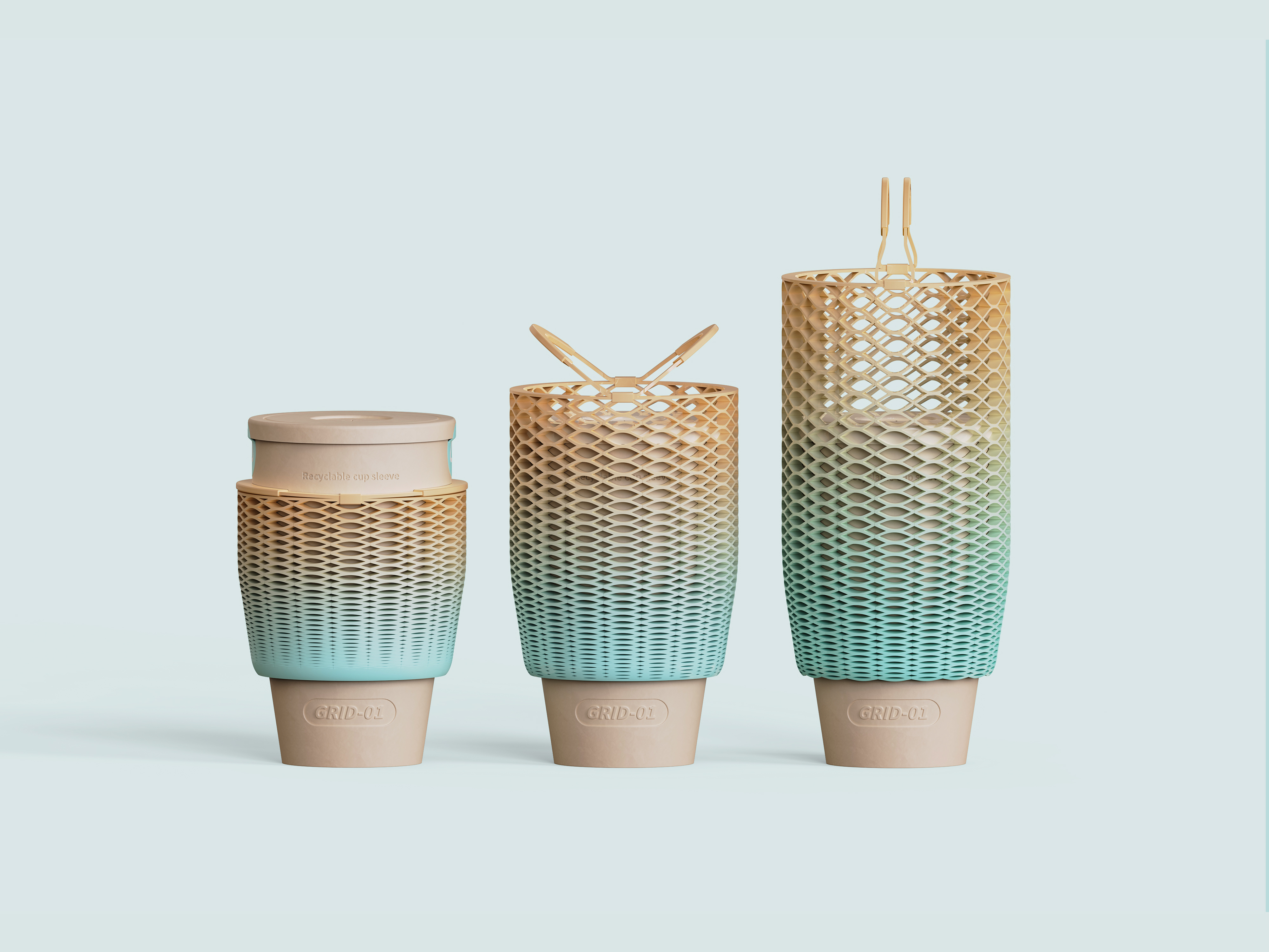 Accordion paper cup