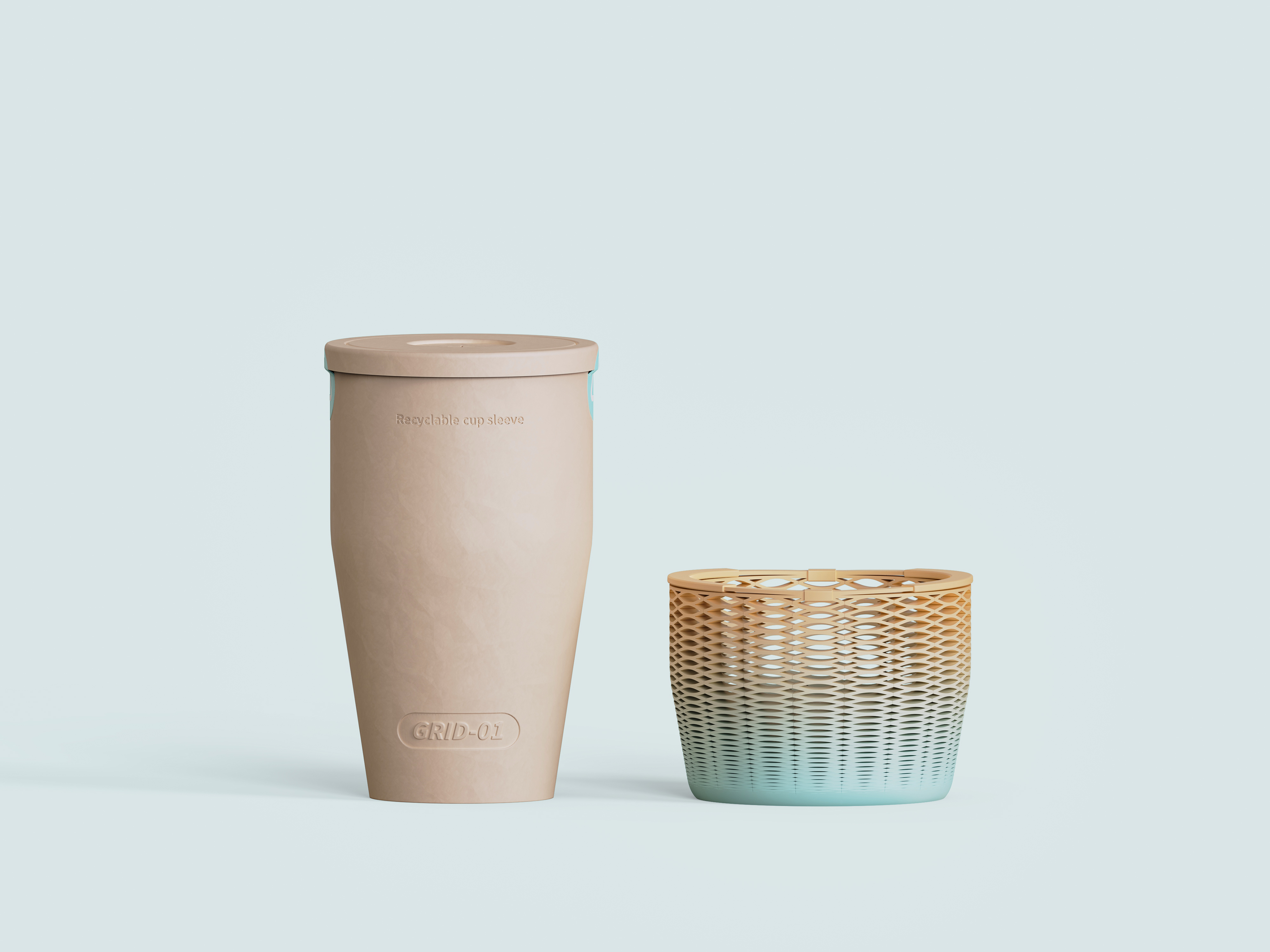Accordion paper cup