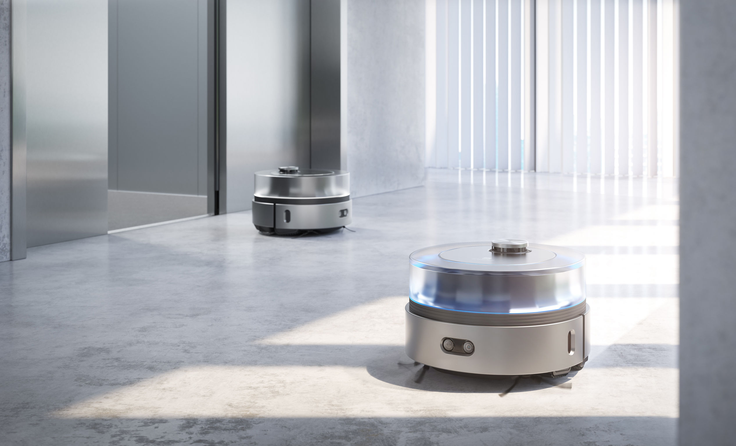 Indoor cleaning robot for residential buildings Angel-O