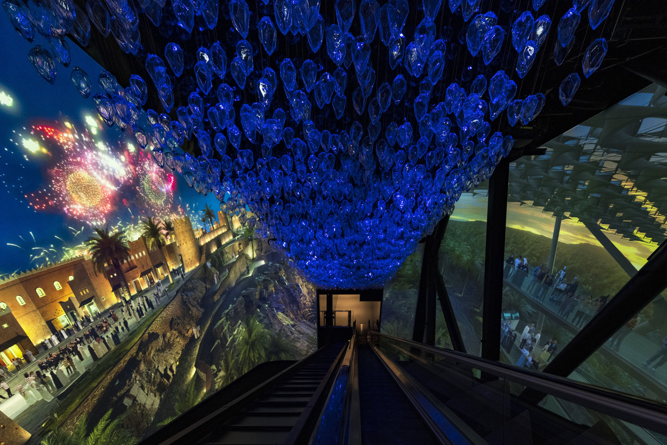 THE SAUDI ARABIA PAVILION at EXPO 2020.