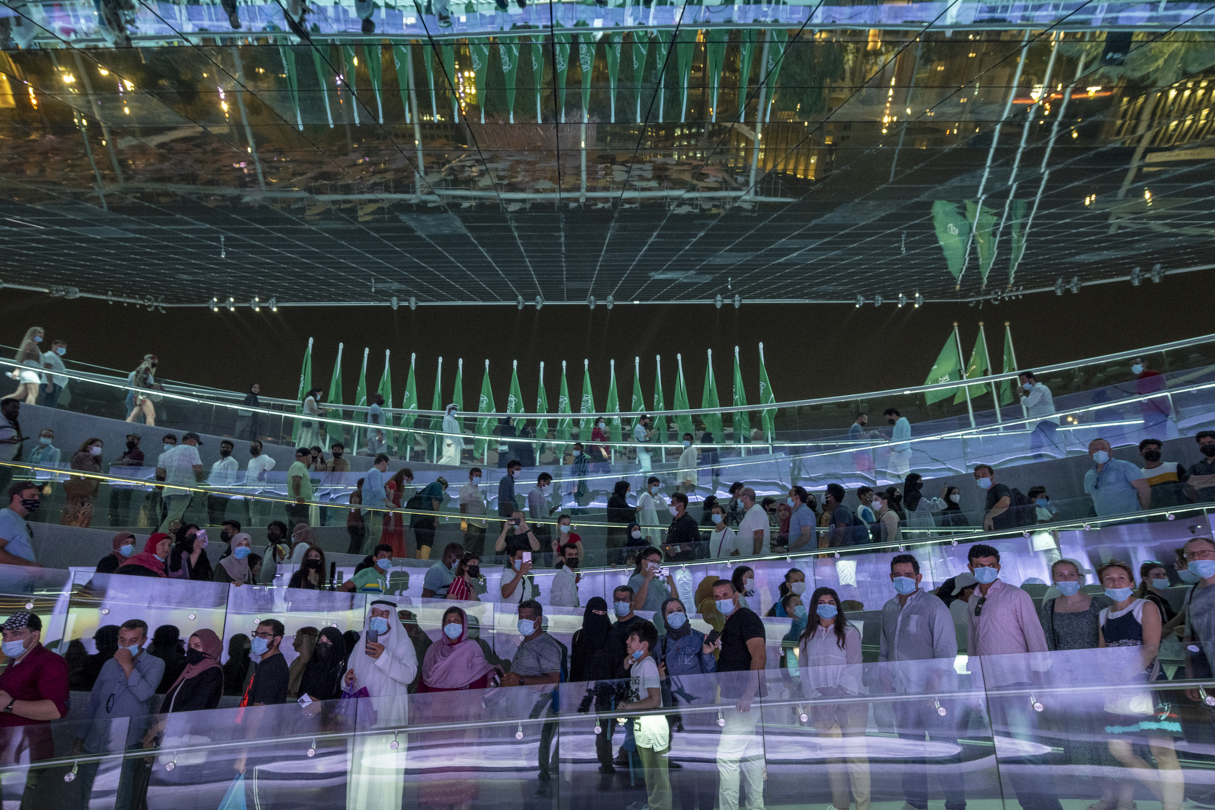 THE SAUDI ARABIA PAVILION at EXPO 2020.