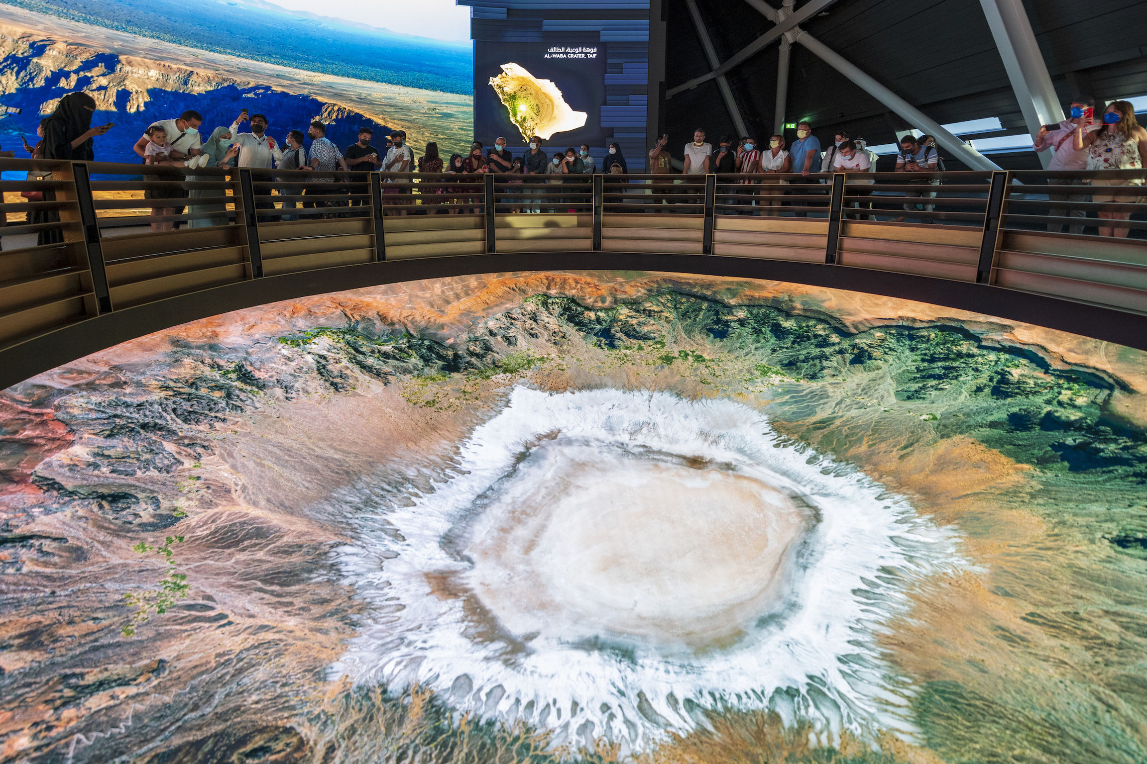 THE SAUDI ARABIA PAVILION at EXPO 2020.