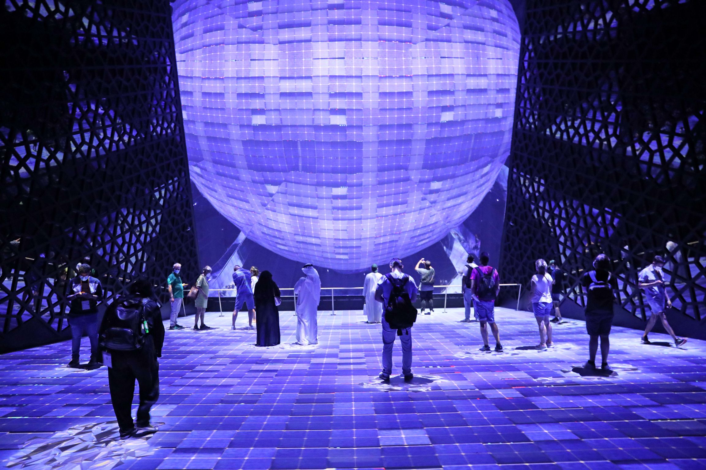 THE SAUDI ARABIA PAVILION at EXPO 2020.