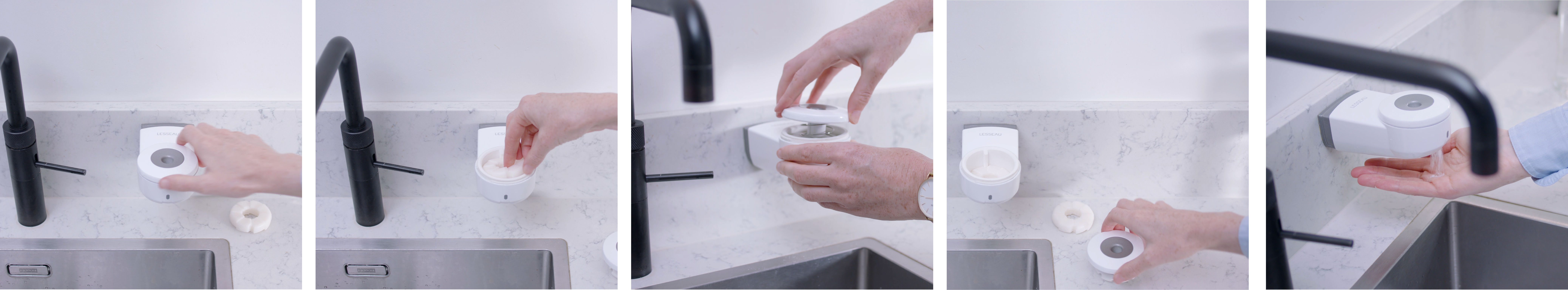 Lesseau No-Touch Bar Soap Dispenser