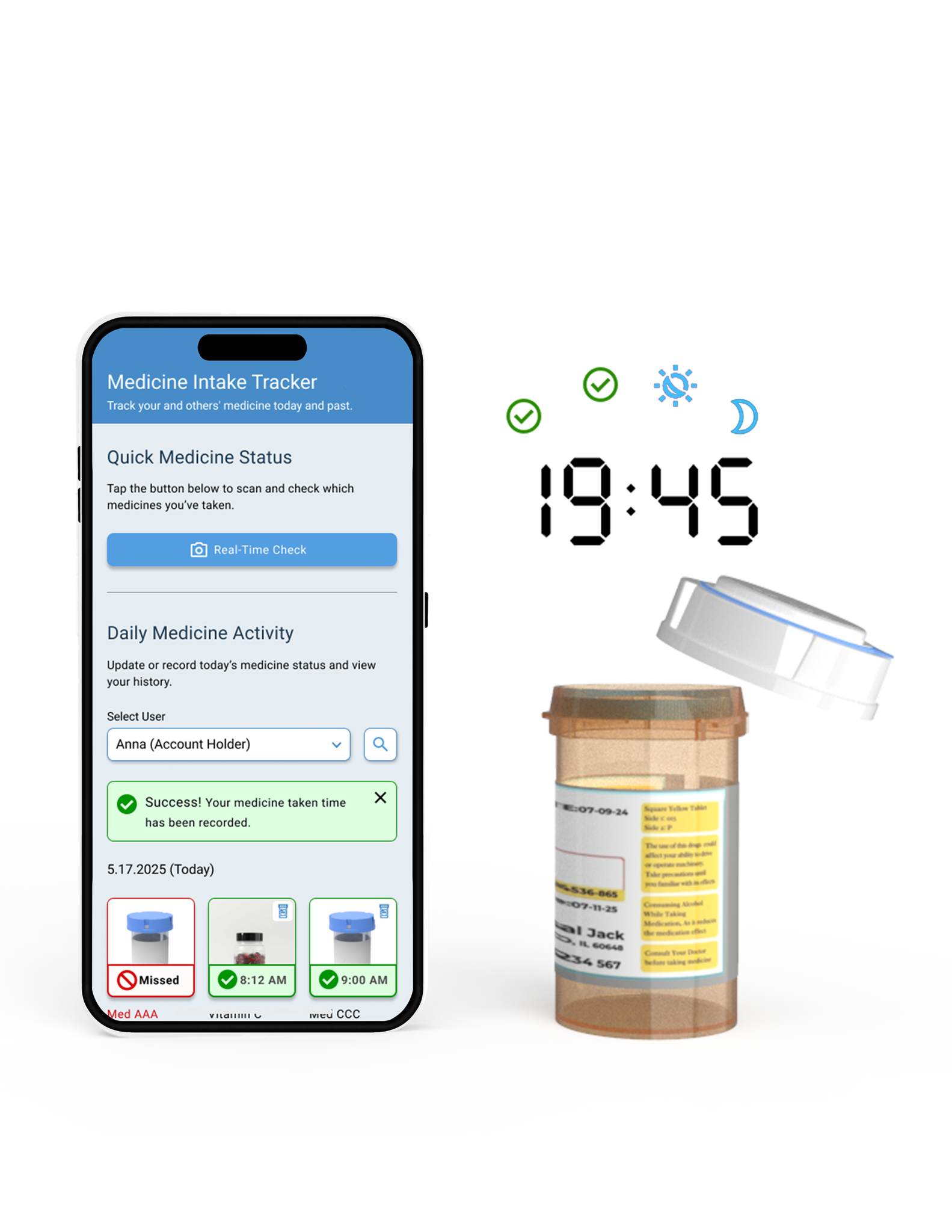 MedAlert Sticker Reminder System