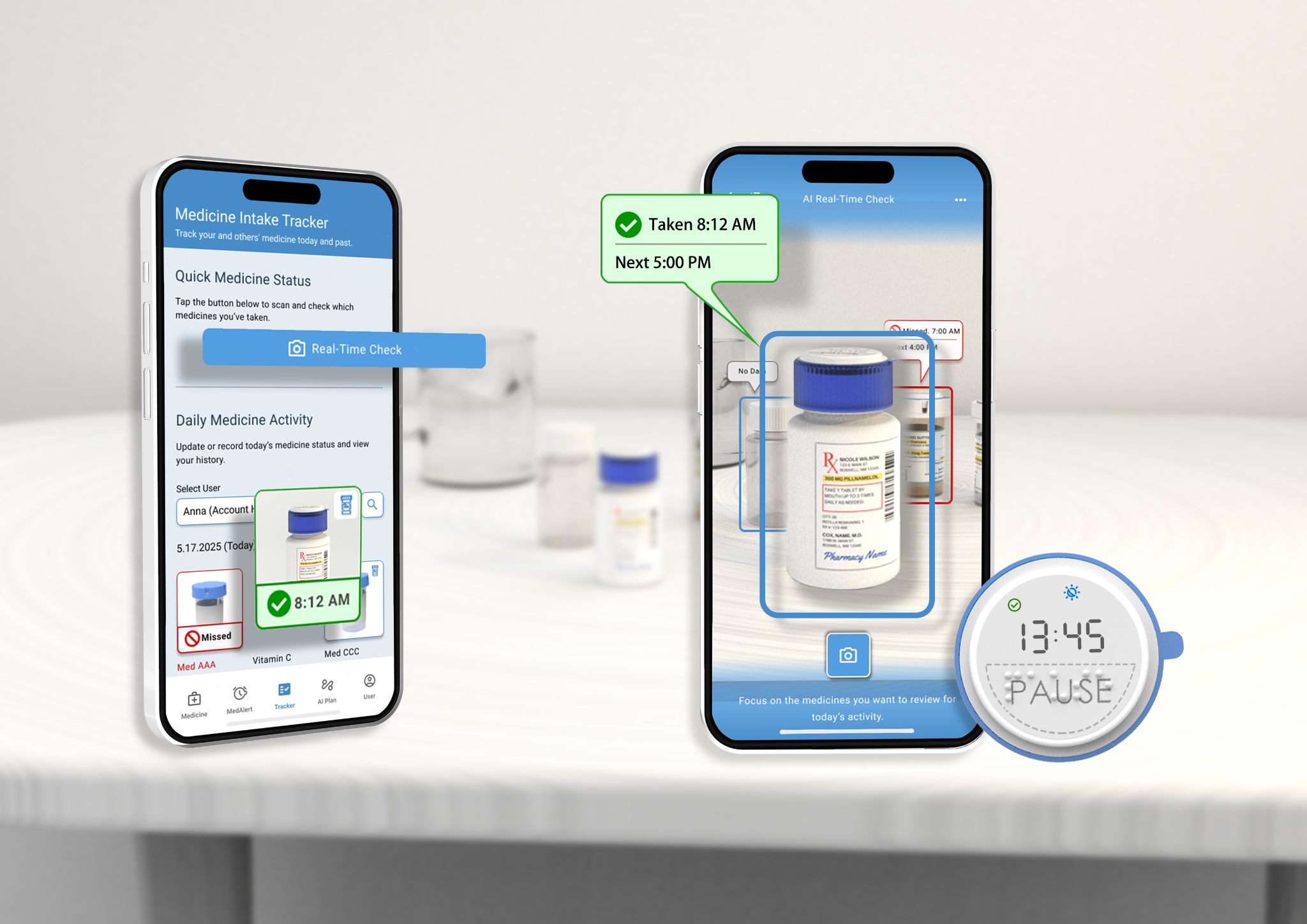 MedAlert Sticker Reminder System