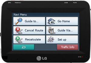 Portable Navigation Device GUI (LAN-B470)