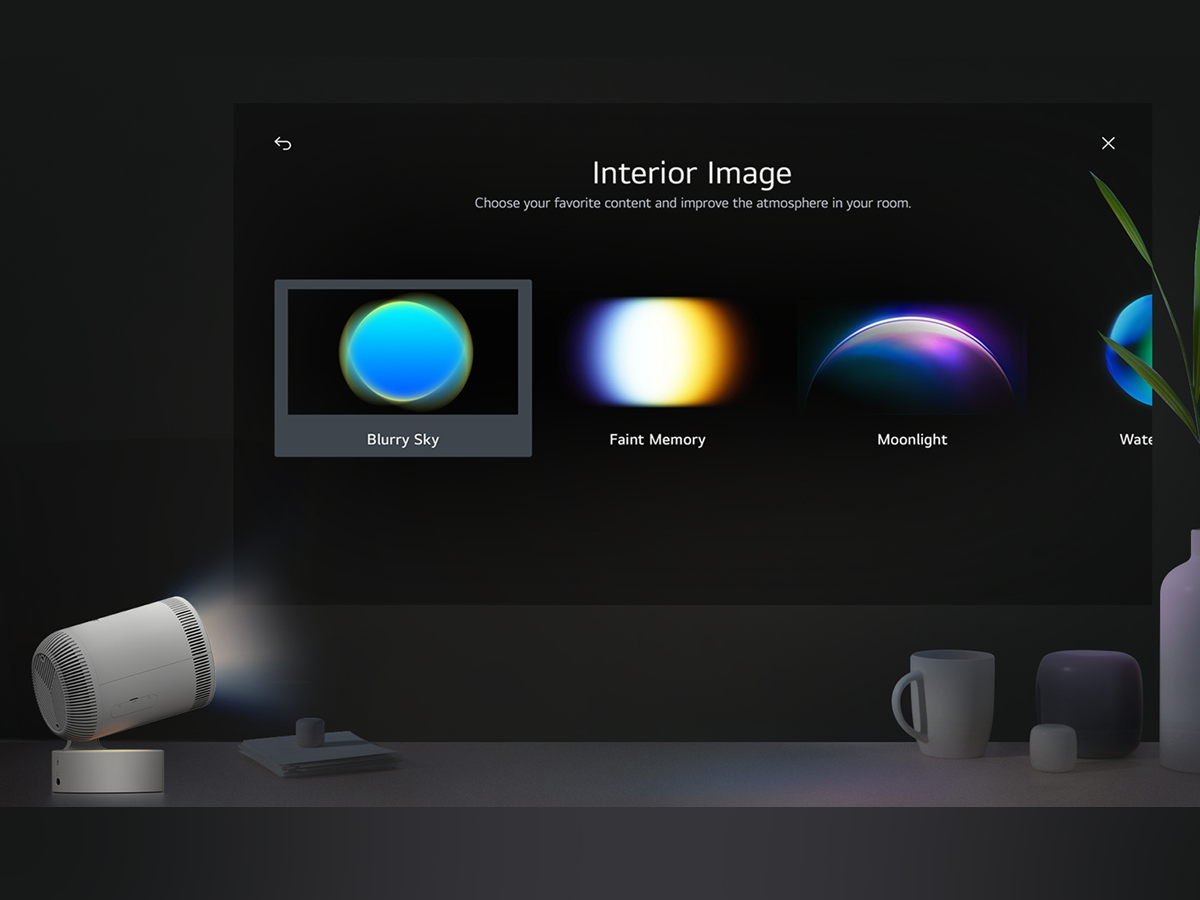 LG Projector Interior UX