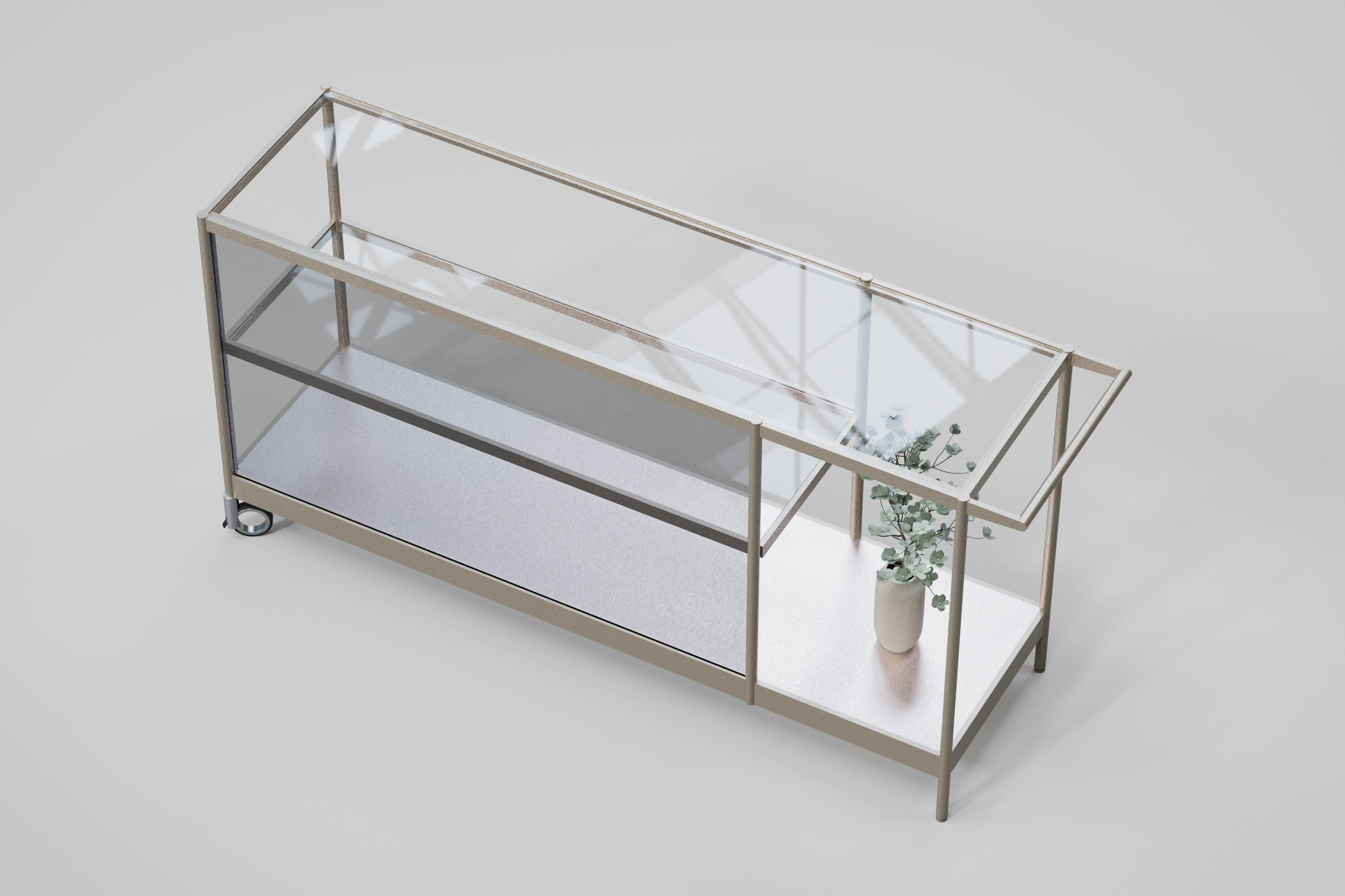 LG TOLED Signage Trolley