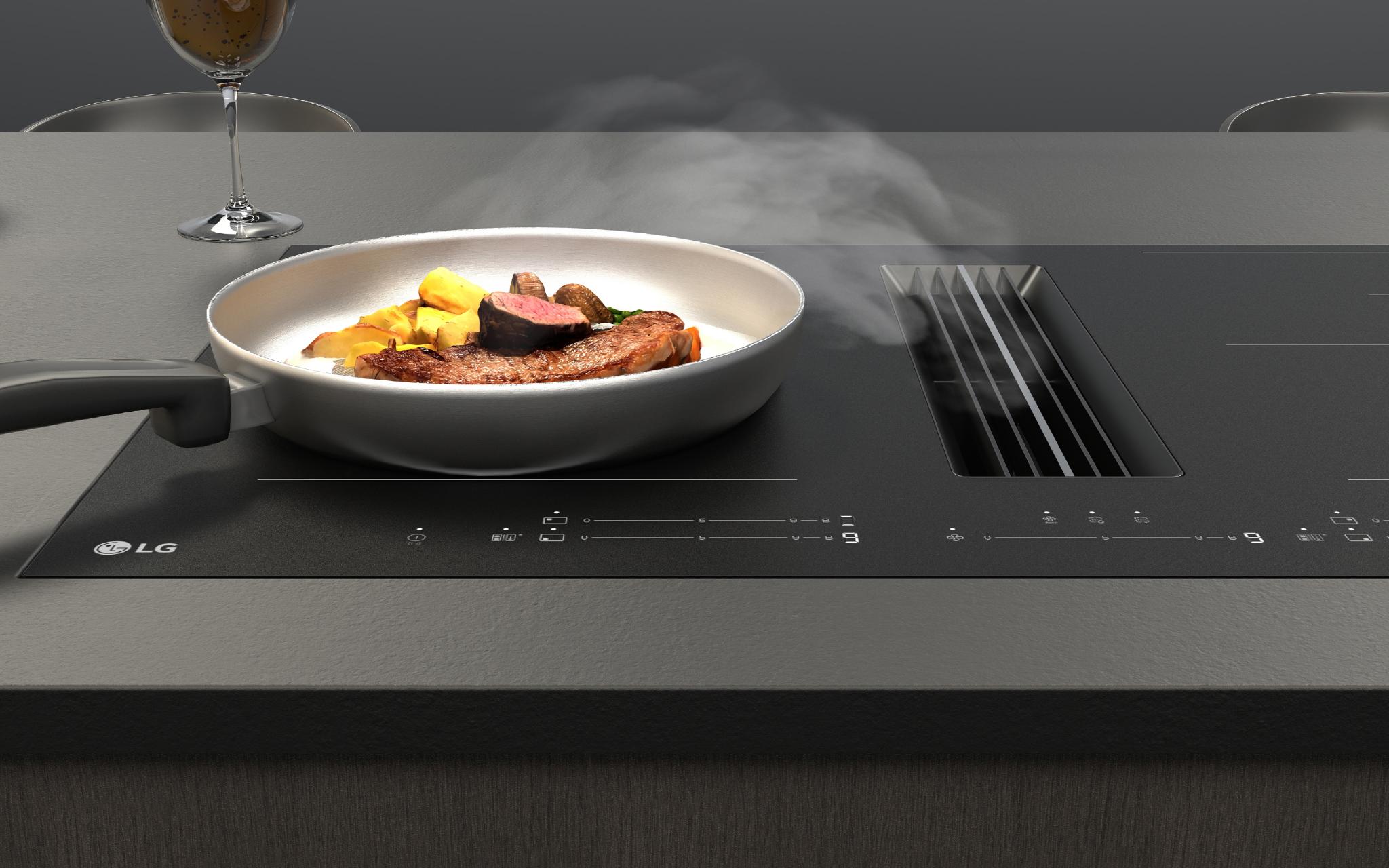 iF Design - LG Hood Integrated Induction Cooktop