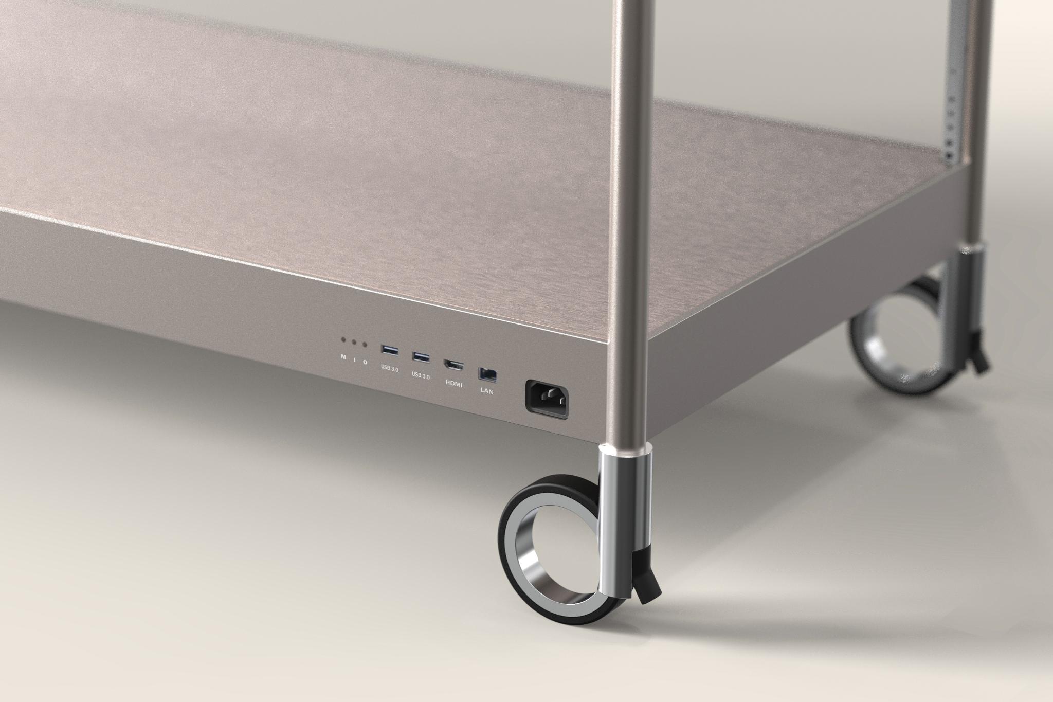 LG TOLED Signage Trolley