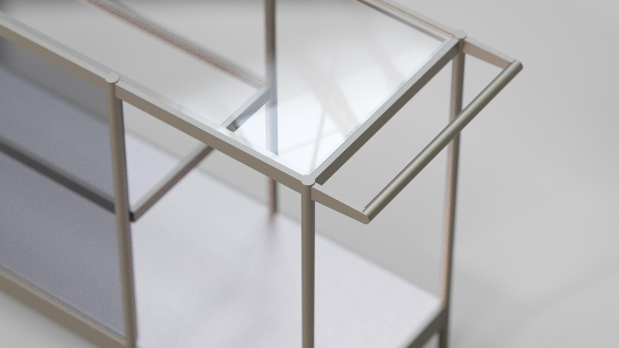 LG TOLED Signage Trolley