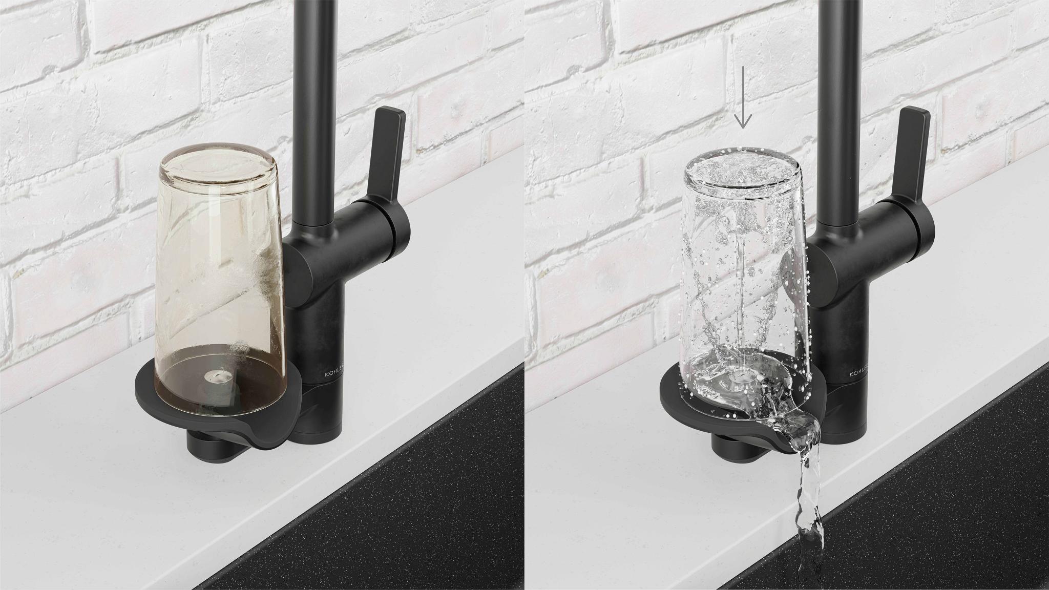 KOI Cup Rinsing Kitchen Faucet