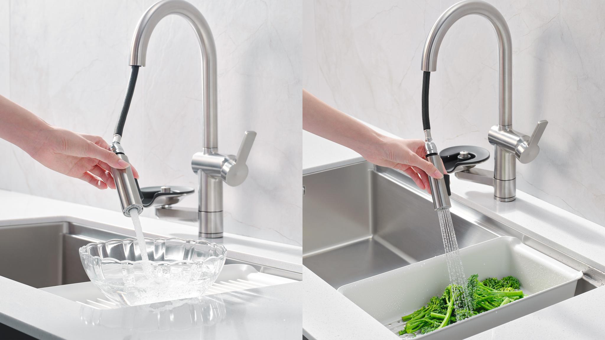 KOI Cup Rinsing Kitchen Faucet