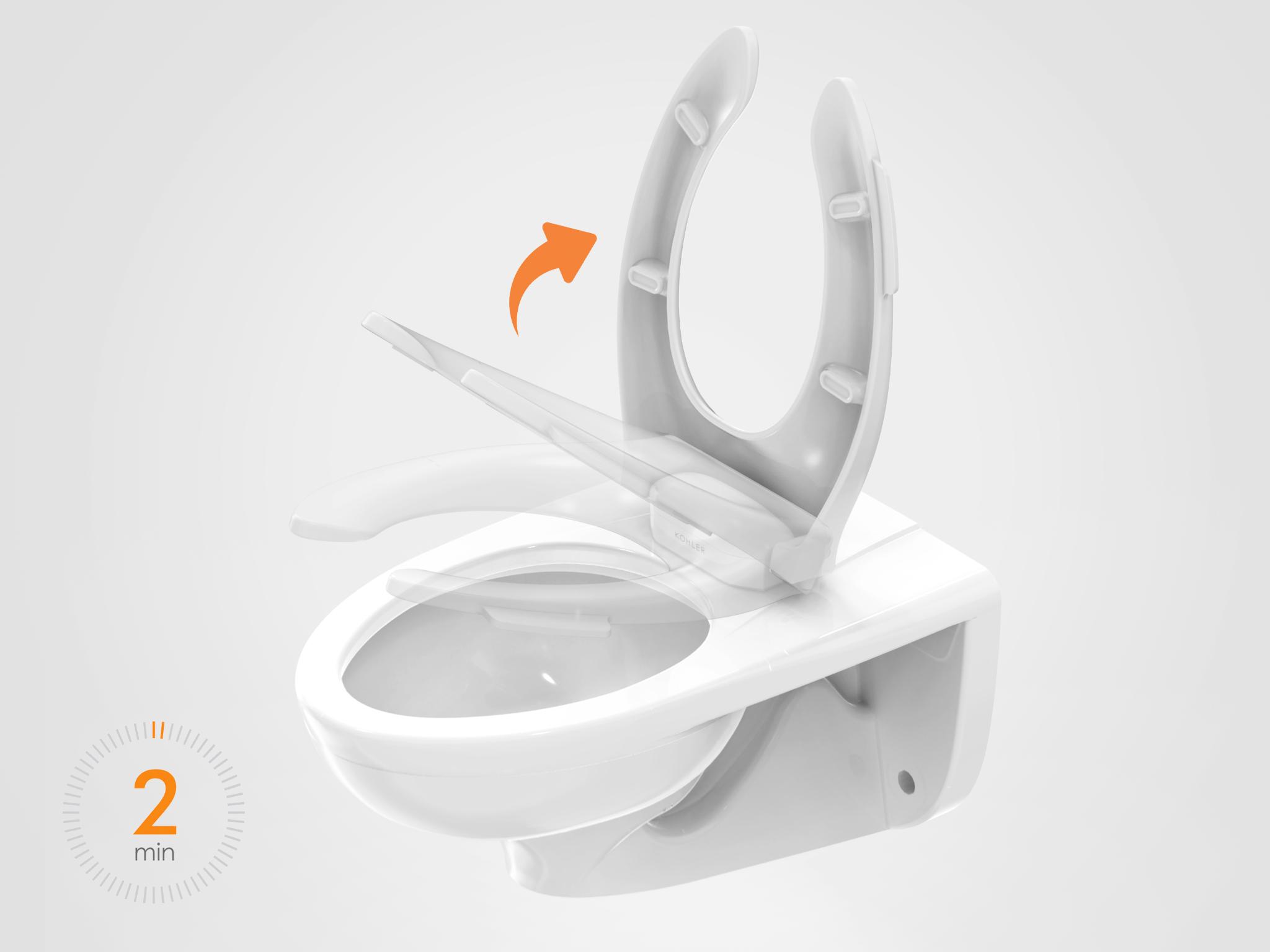 Kohler Cleana Ascend commerial seat