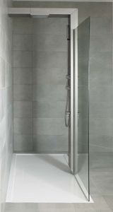 Squaro extra flat shower tray/Squaro Walk-through