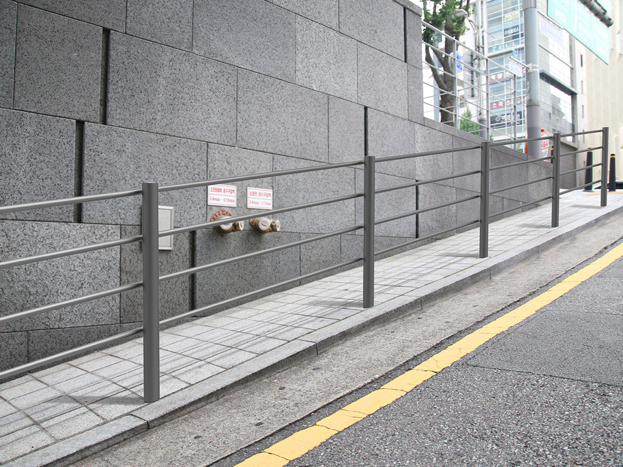 spheroid joint type fence