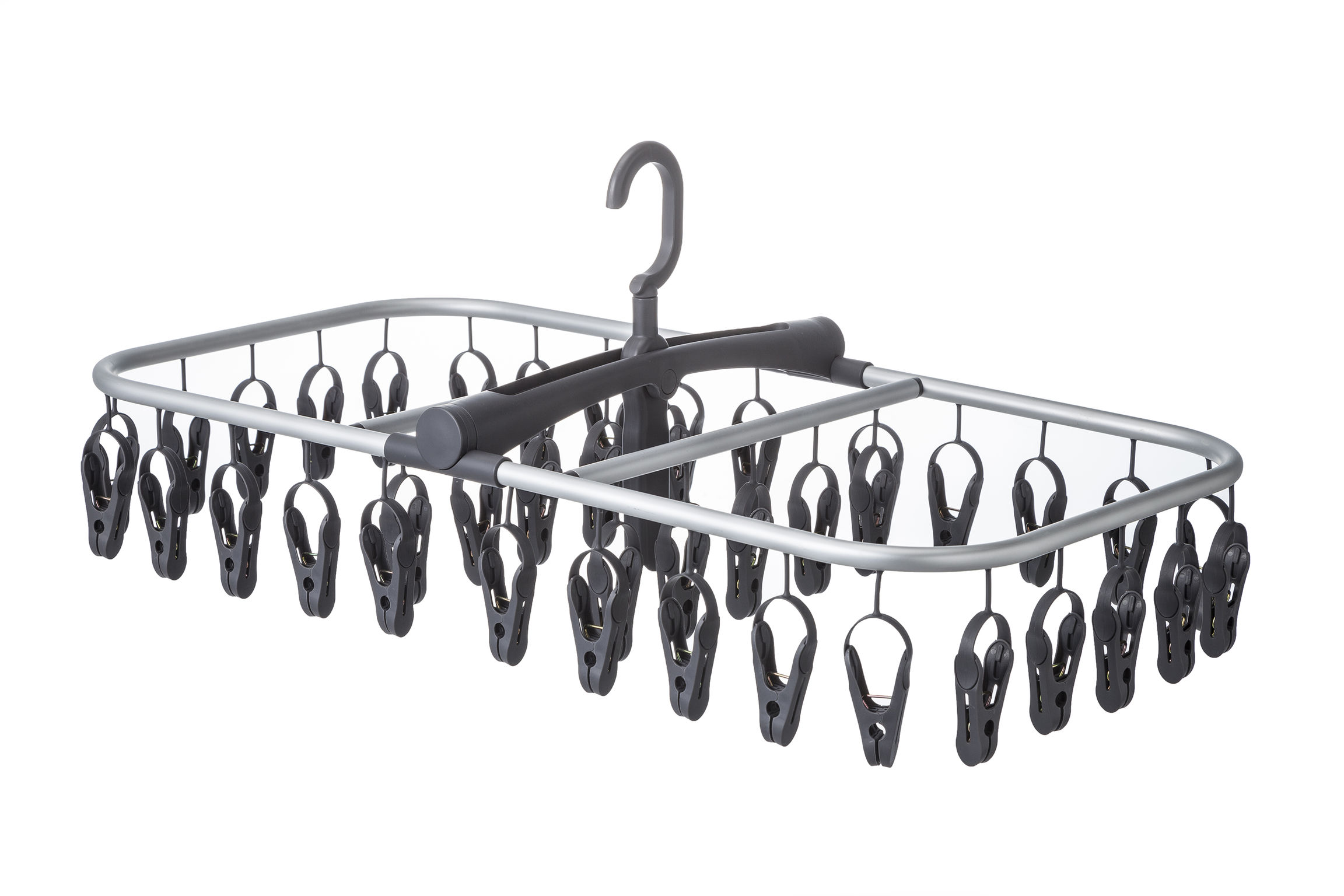 Interior laundry hanger