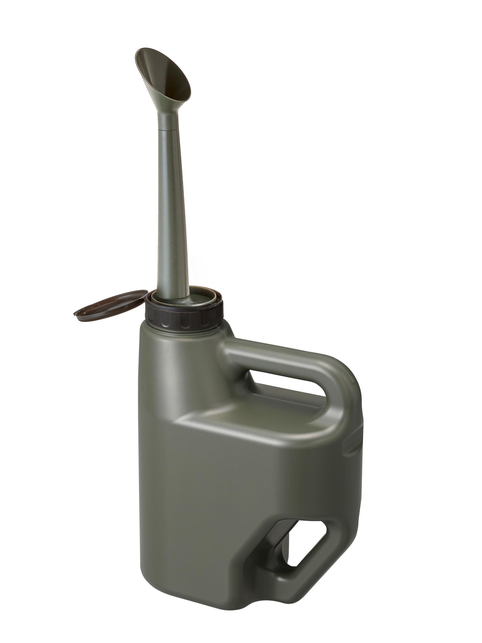 Granule spreader with storable nozzle "Nozpita"