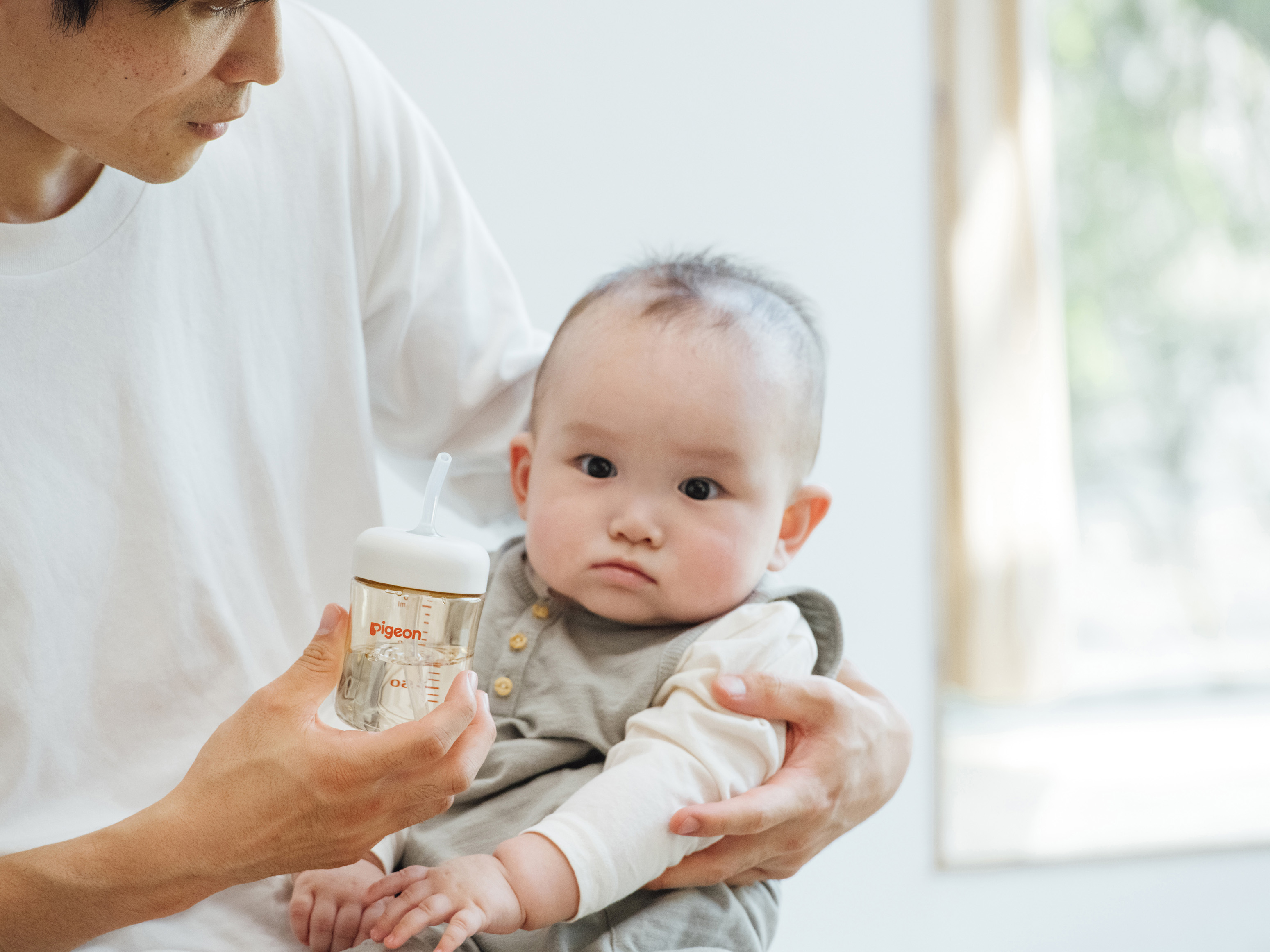 Nursing Bottle Extended-Use Lid and Straw