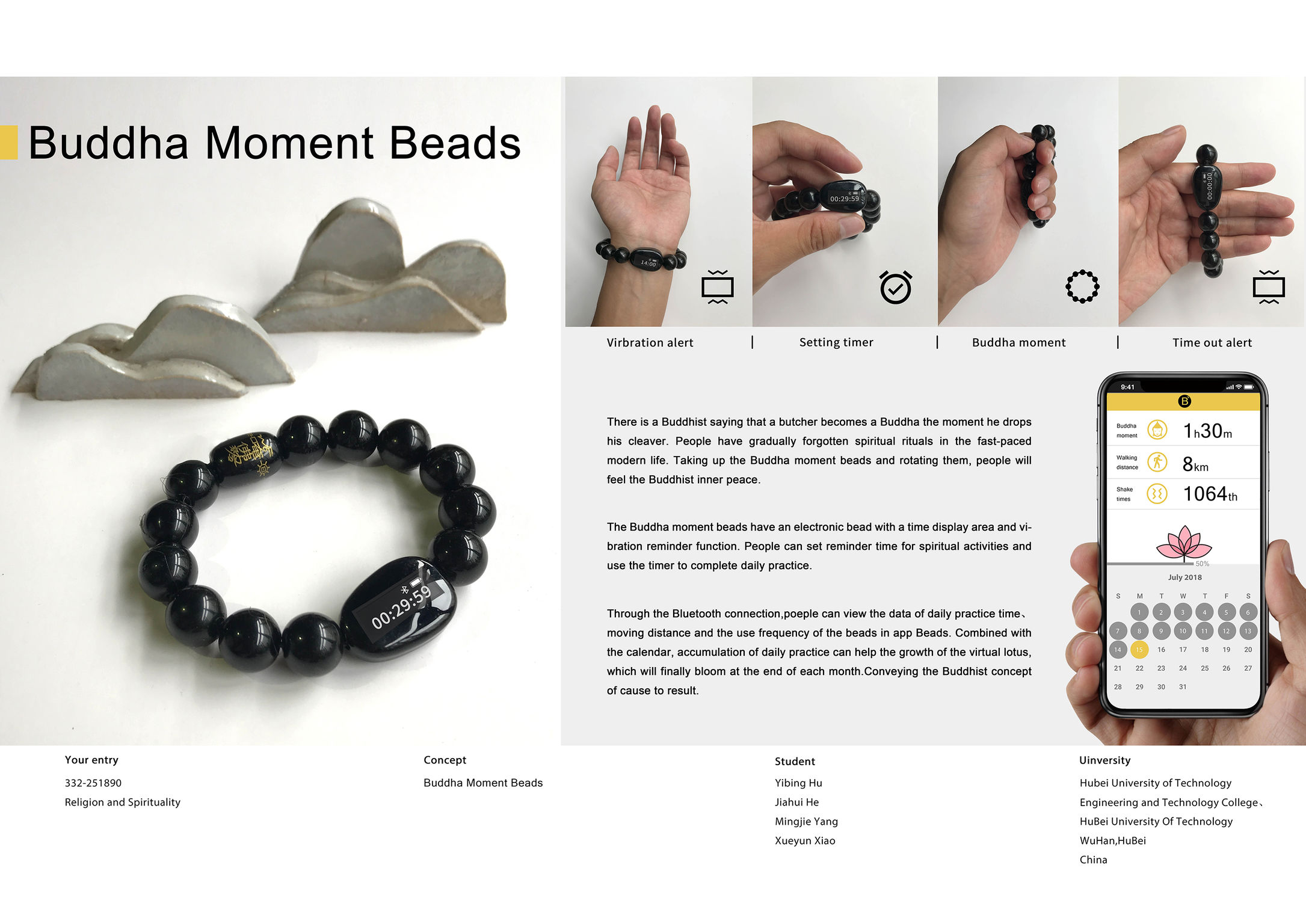 Buddha moment beads