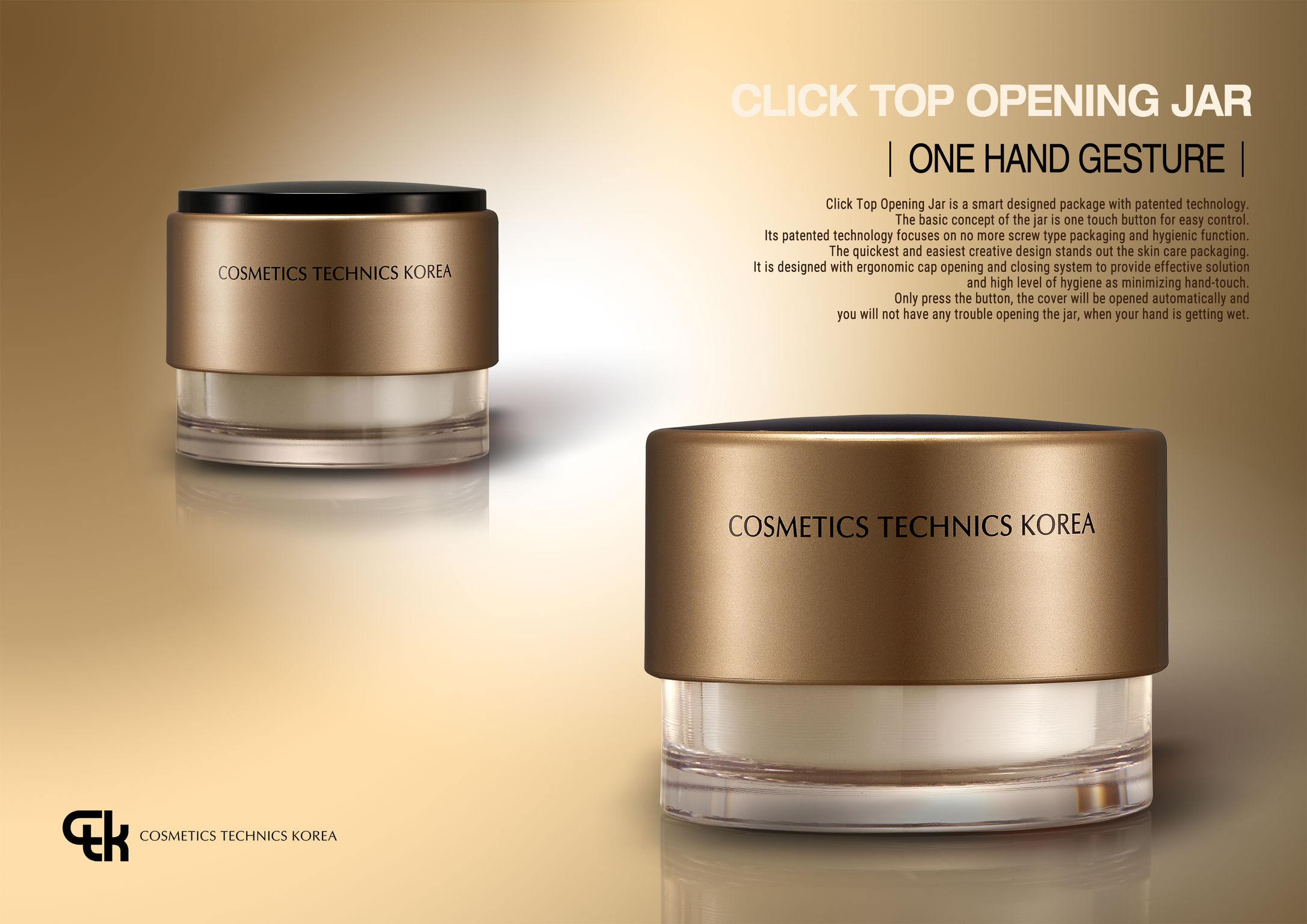 Click Top Opening Jar