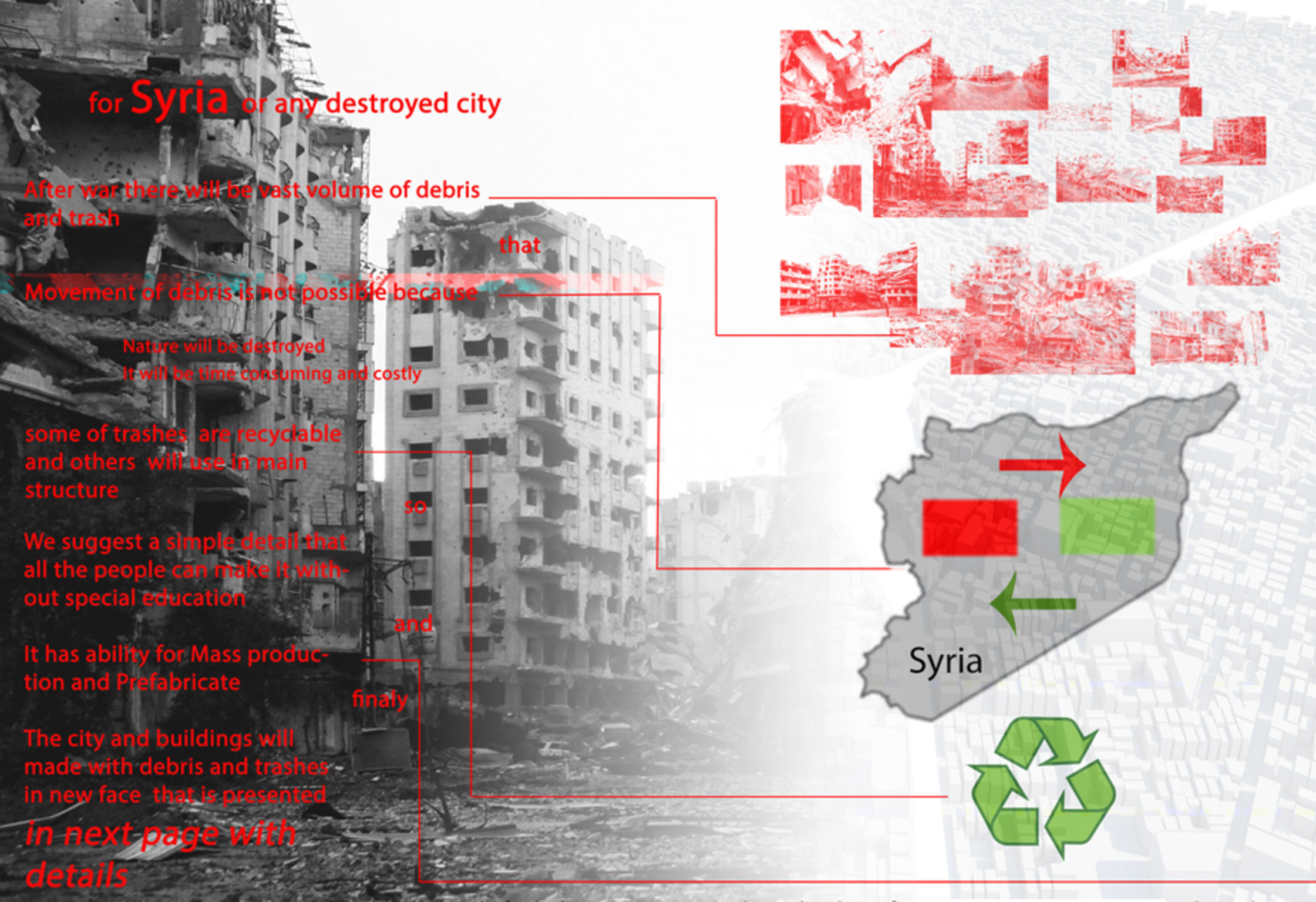 Each devastated cities