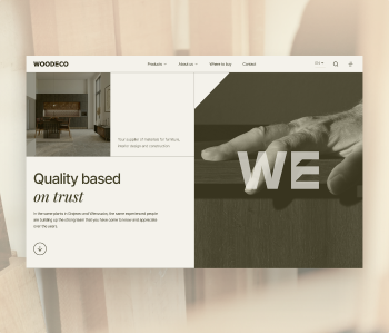 Woodeco - corporate & products website