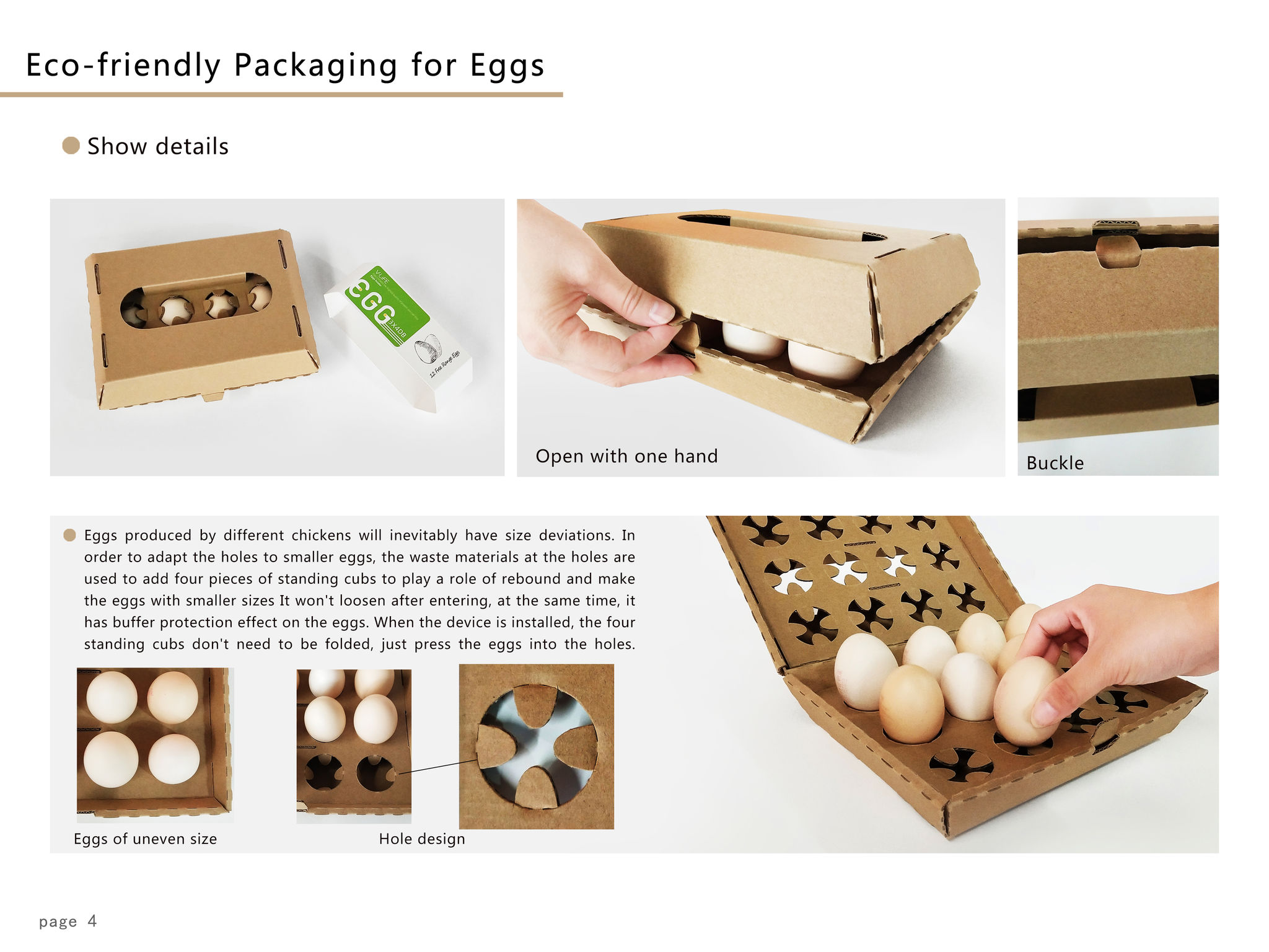 Eco-friendly Packaging for Eggs