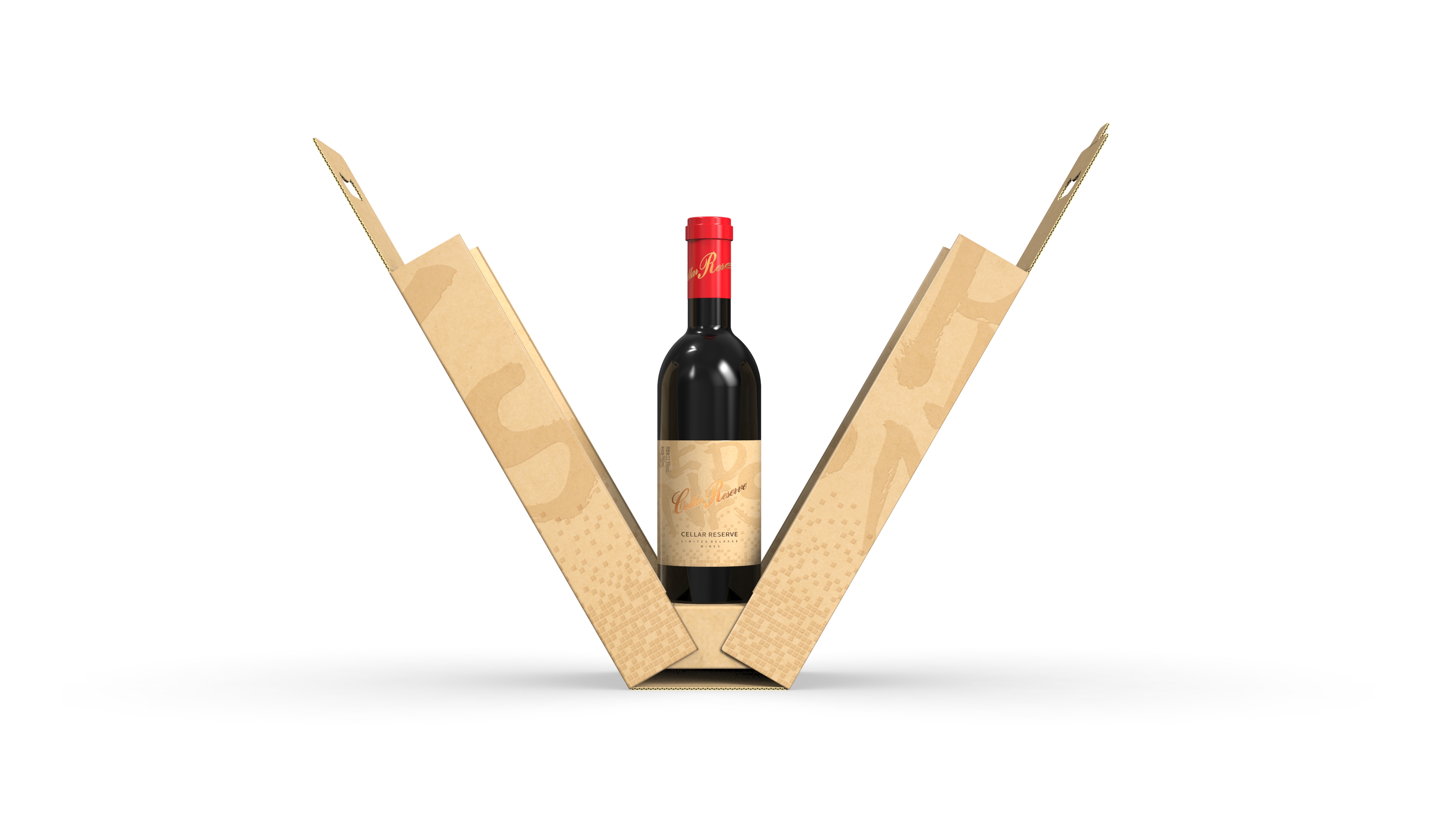 All-in-one Wine Packaging Made of Paper