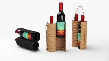One-piece Sustainable Wine Packaging