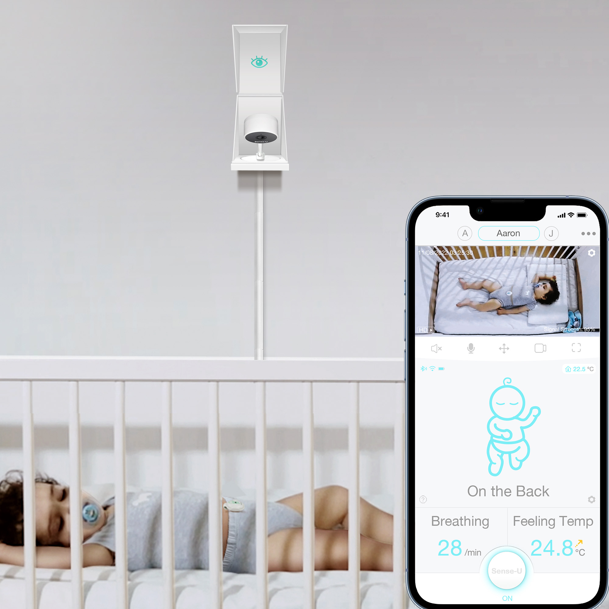 Sense-U Video Baby Monitor Packaging