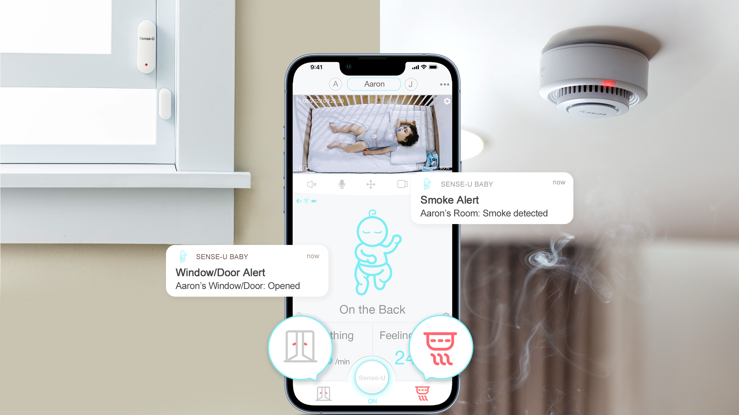 Sense-U Smart Baby Monitoring System