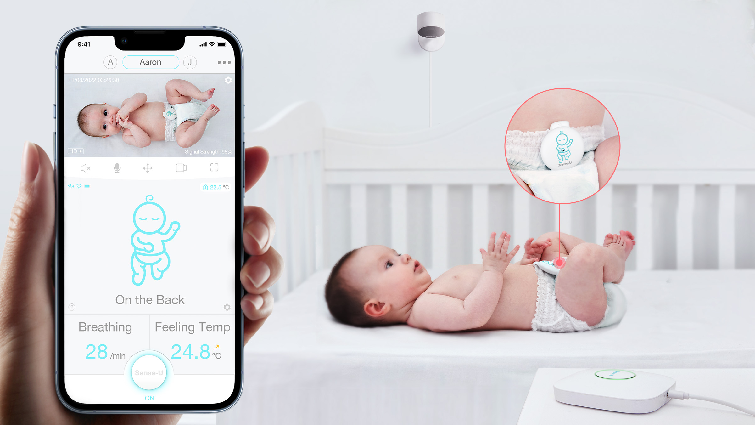 Sense-U Smart Baby Monitoring System
