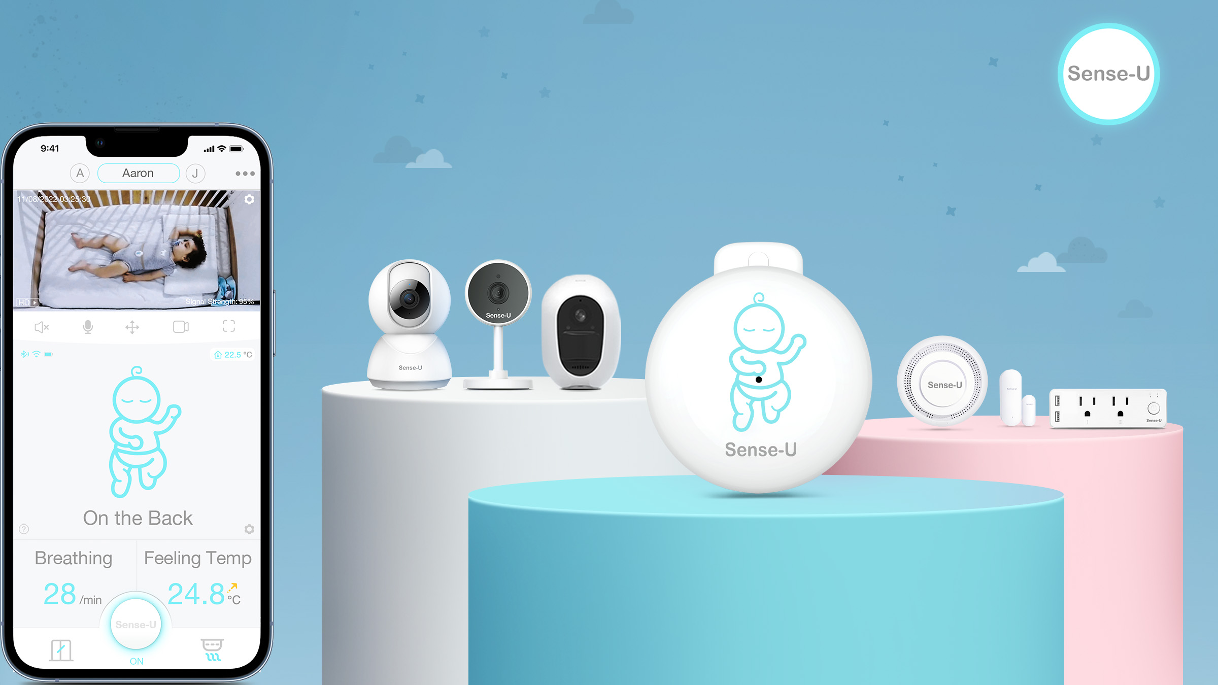 Sense-U Smart Baby Monitoring System