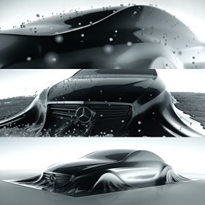 Mercedes Skulptur