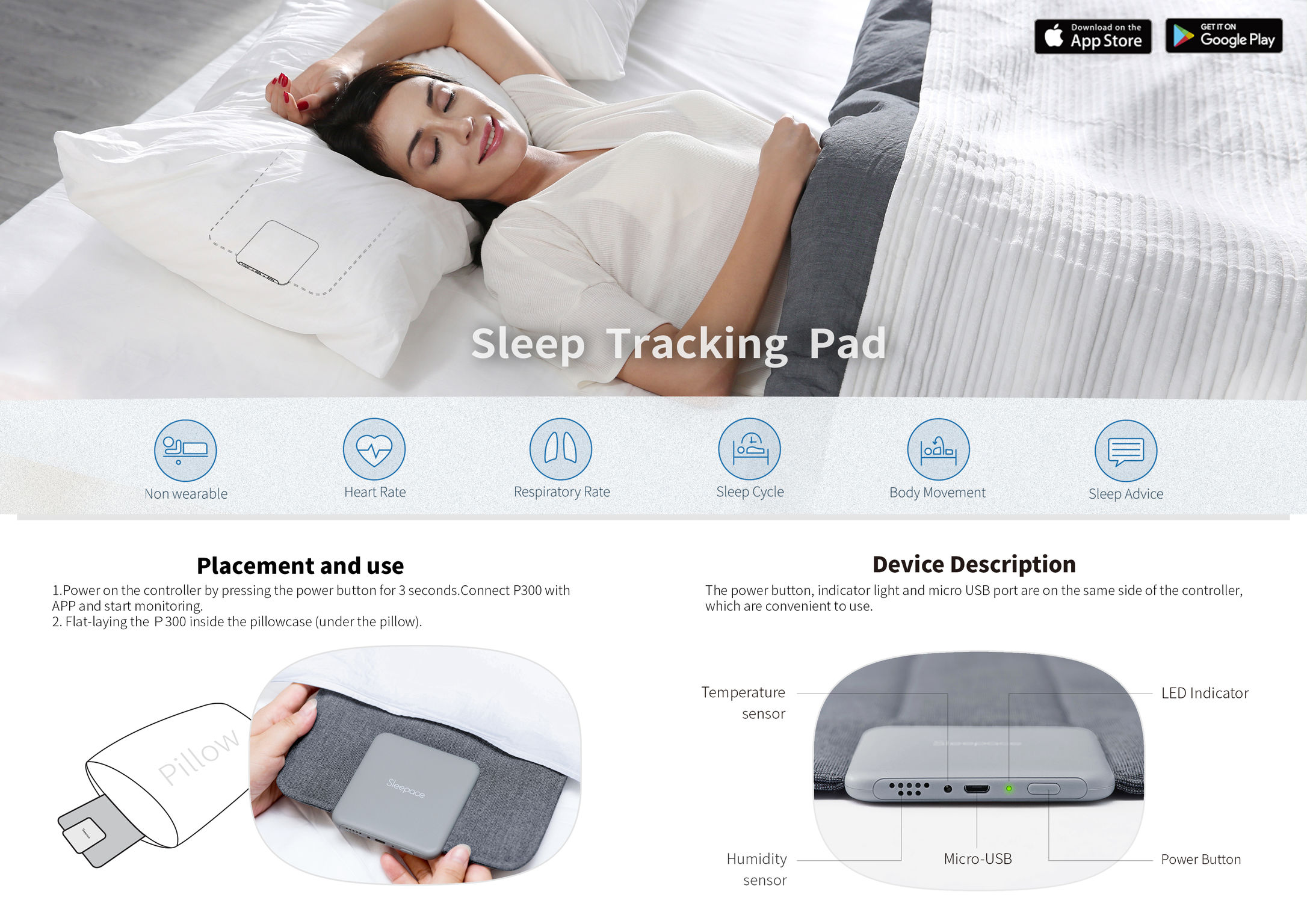 Sleep Tracking Pad