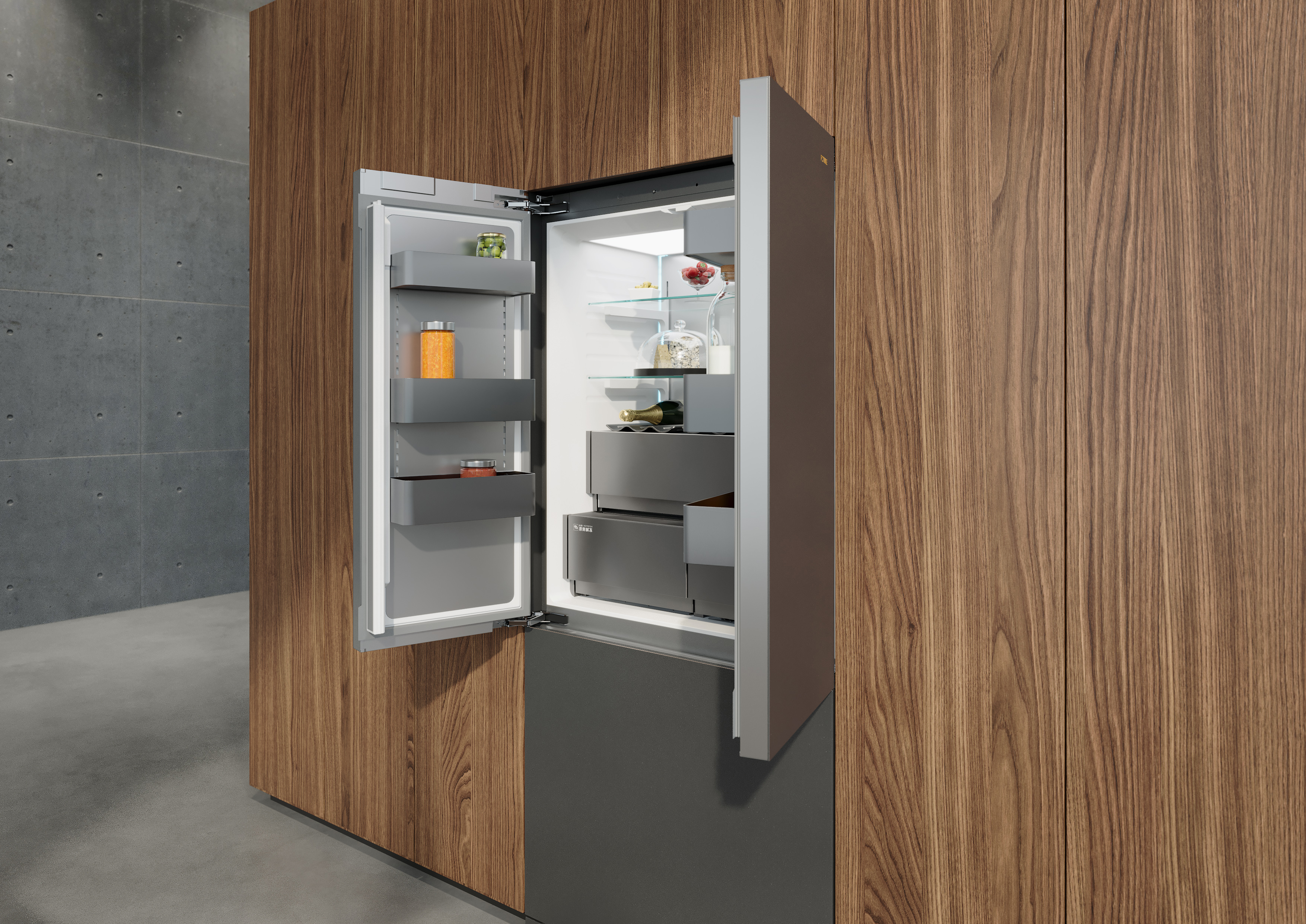 Fotile flat embedded high-end refrigerator