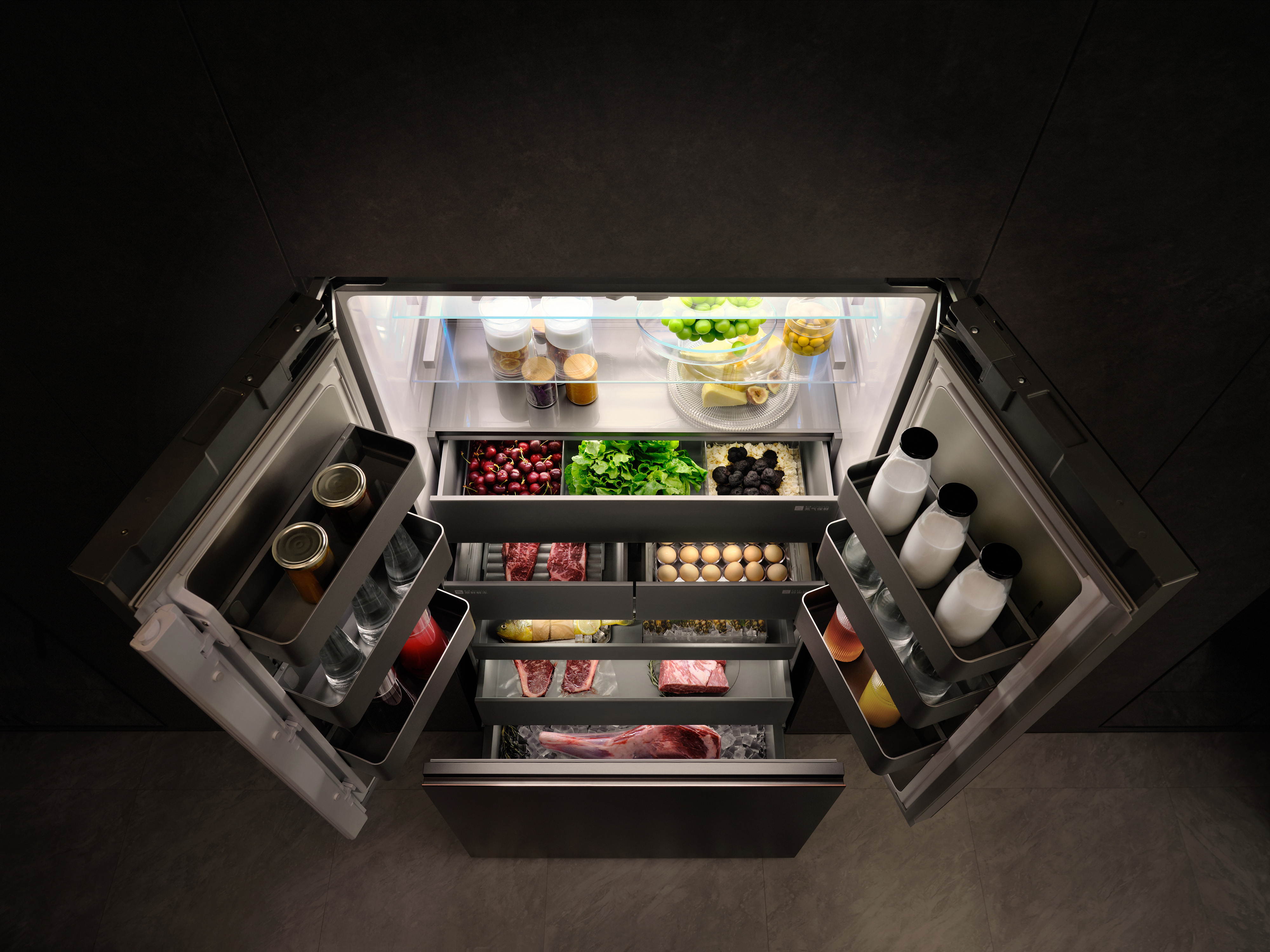 Fotile flat embedded high-end refrigerator