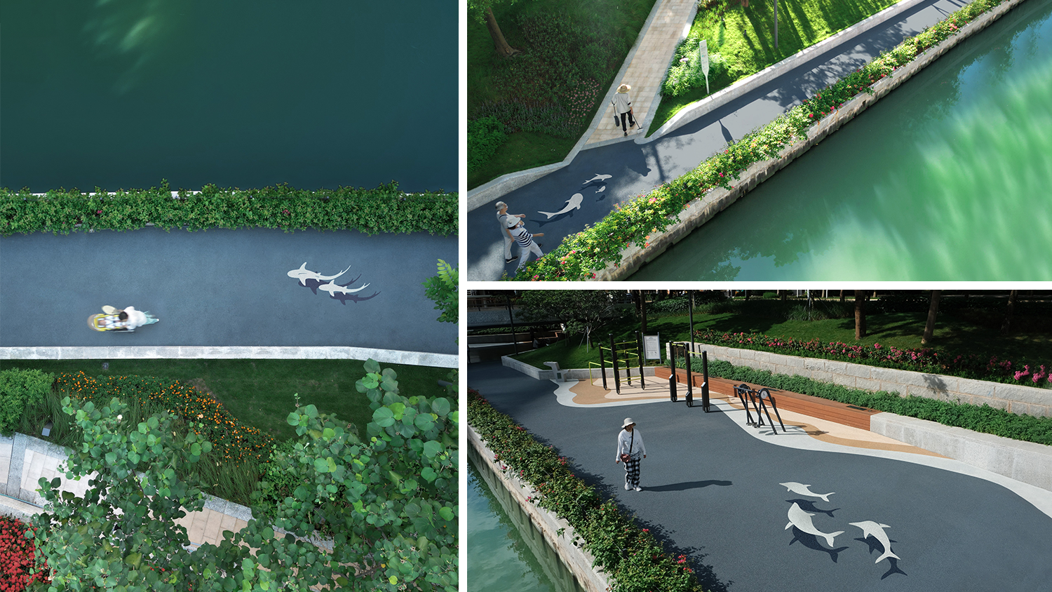 Environmental Graphic Design for Zhongxin River