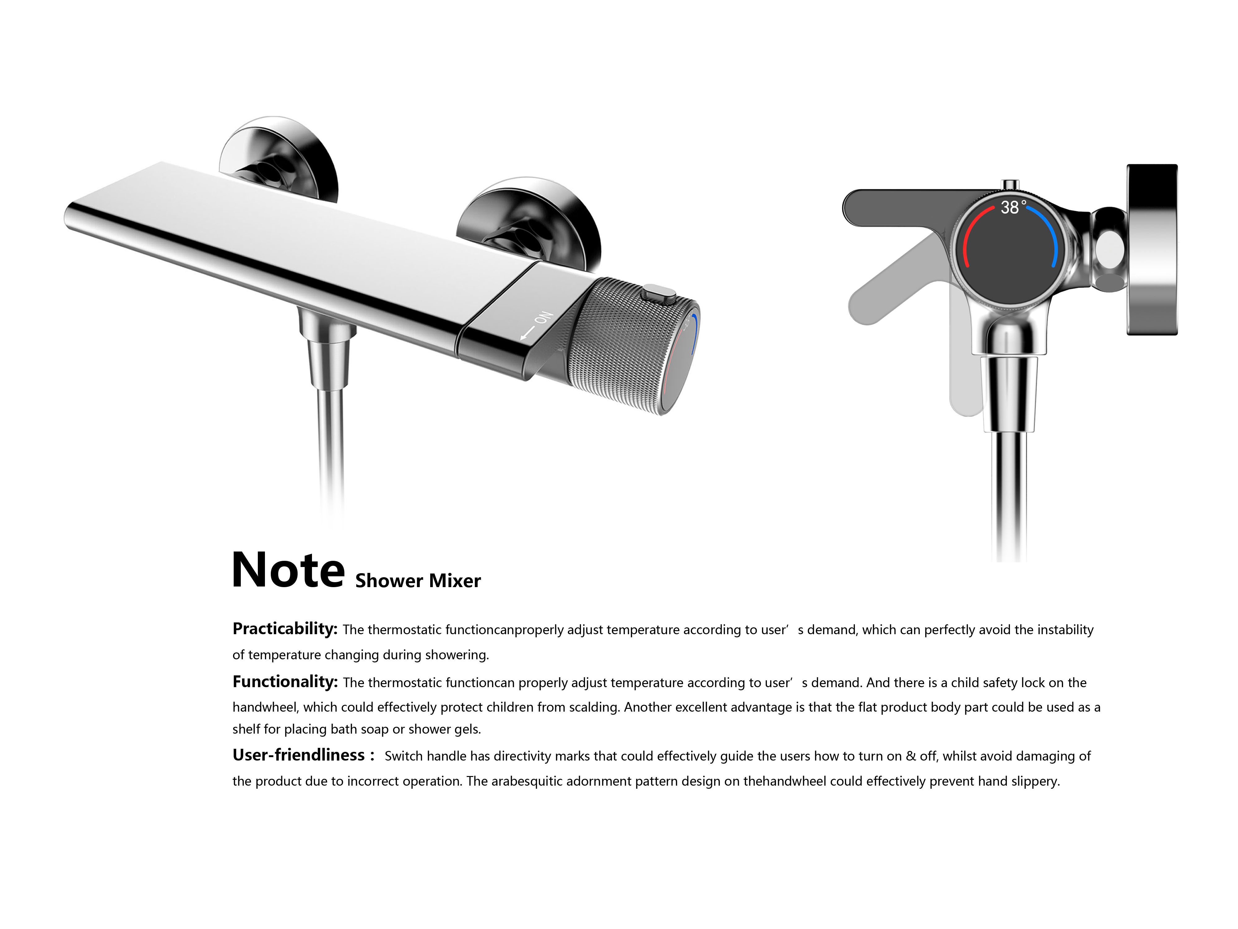 Note Shower Mixer