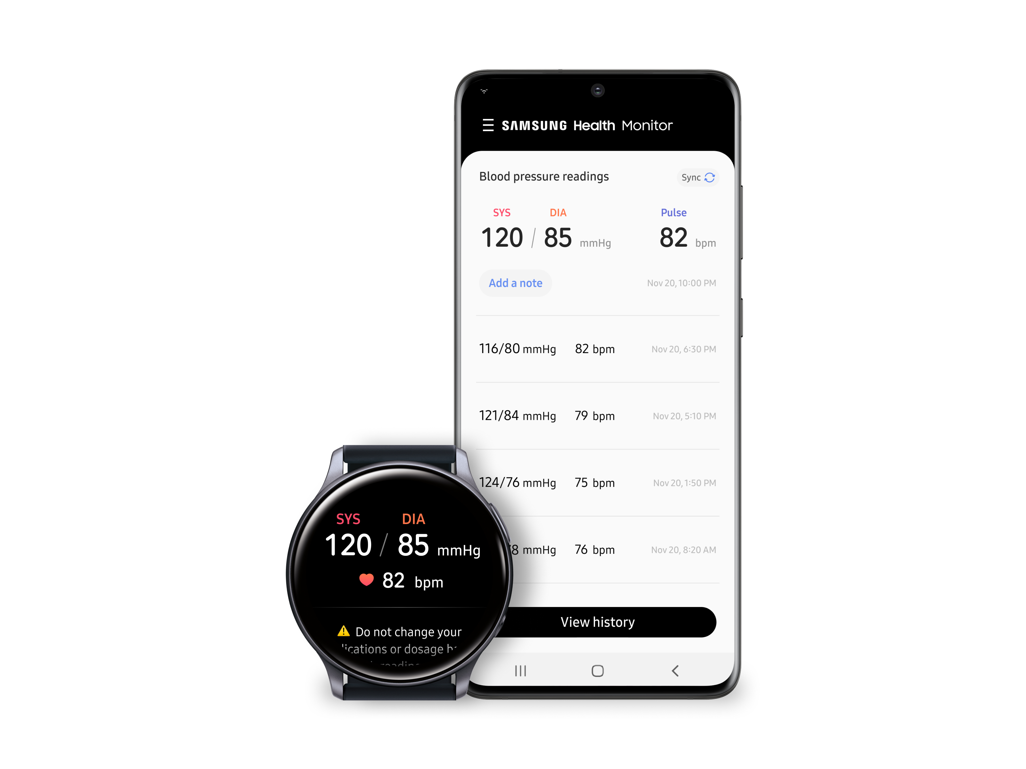 Samsung Health Monitor, Applications et services