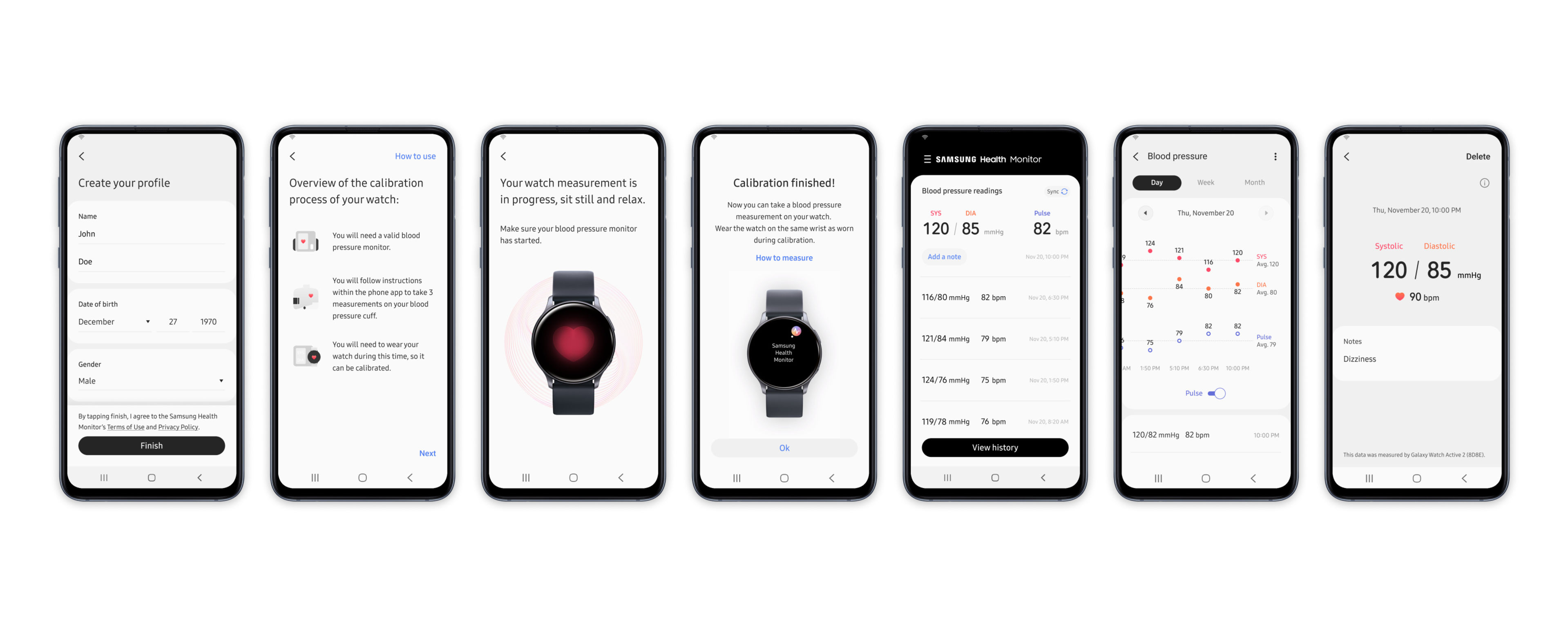 Samsung Health Monitor, Applications et services