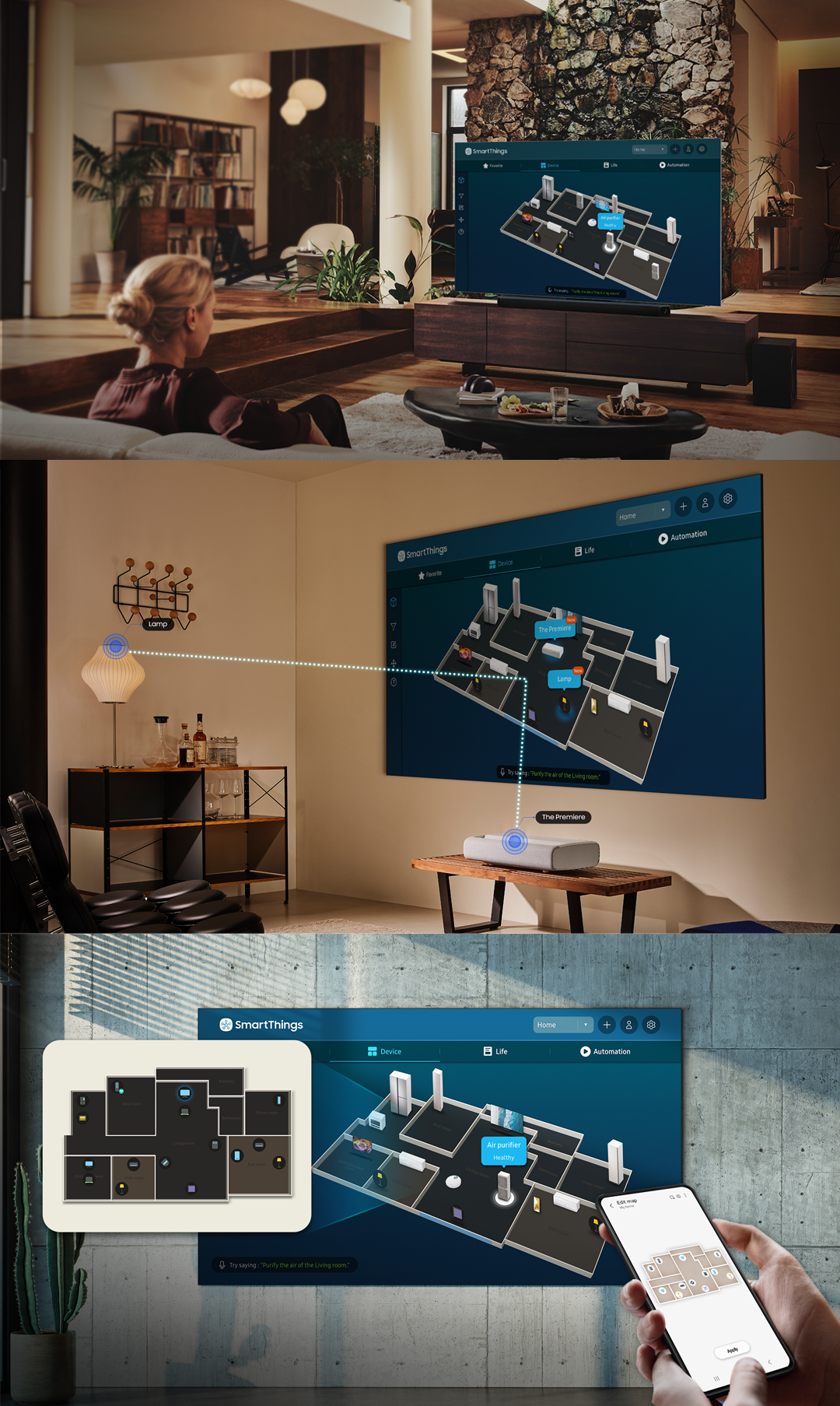 SmartThings-Calm Tech based Smart Home Experience