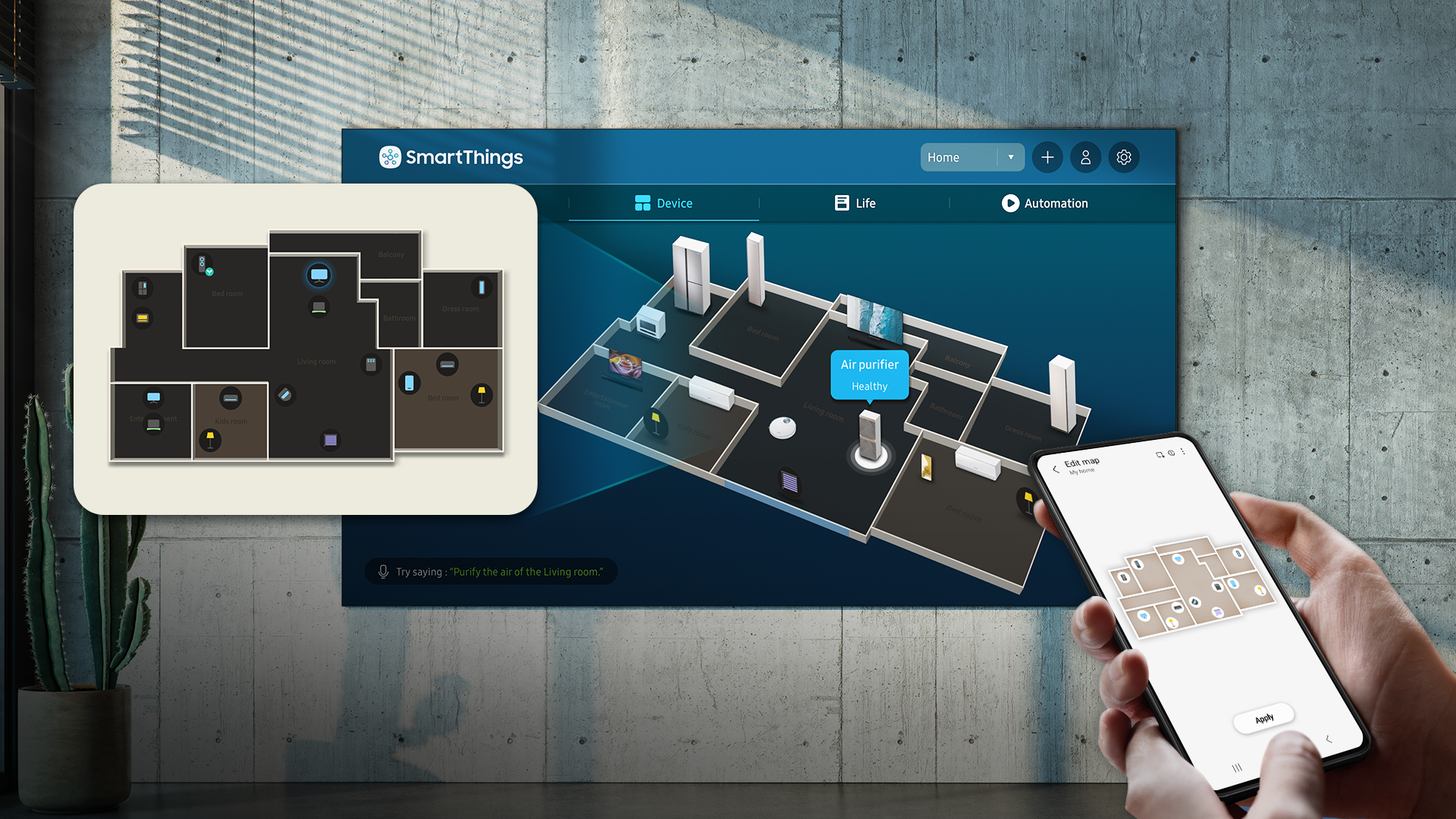 SmartThings-Calm Tech based Smart Home Experience