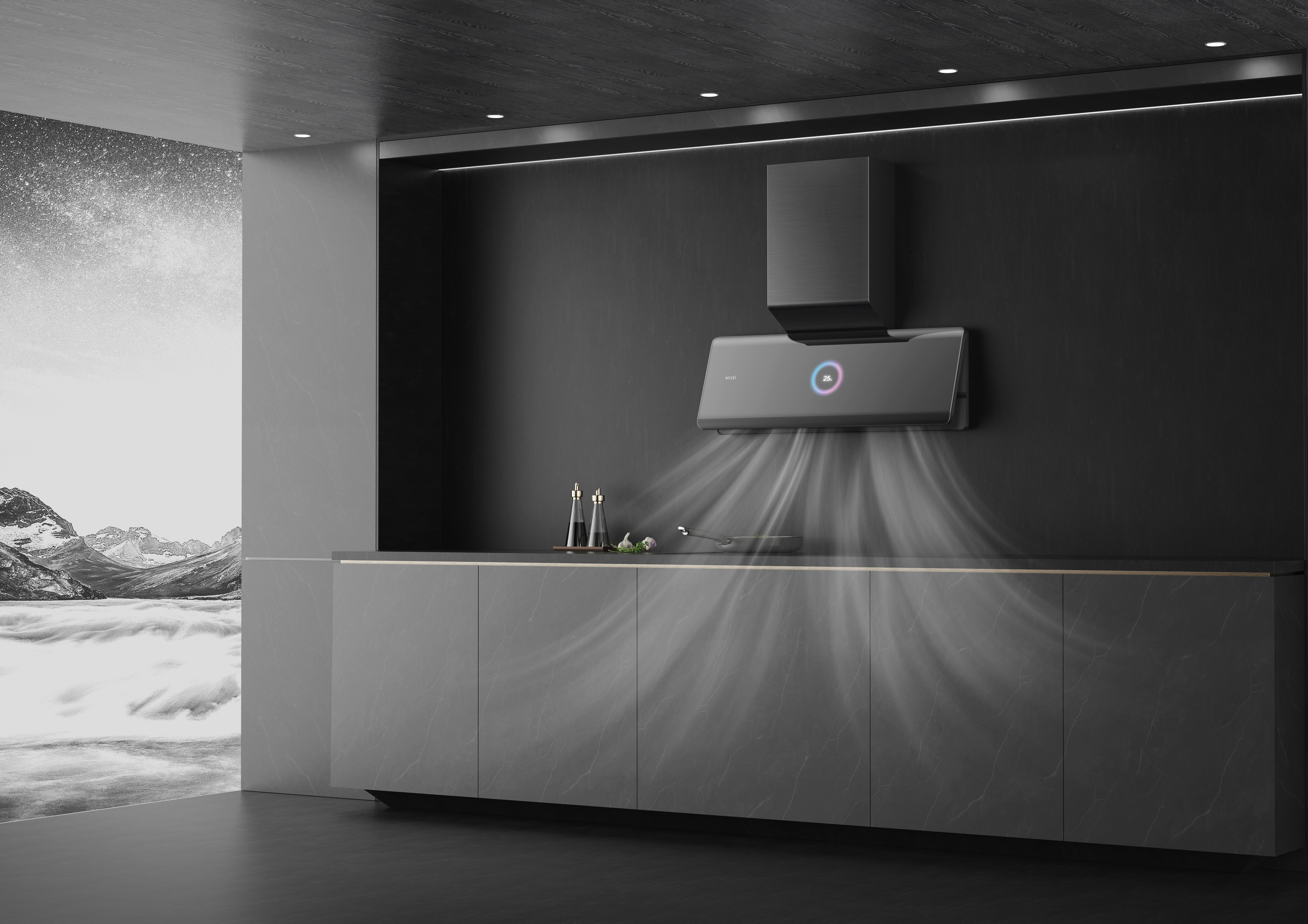 Foldable Range Hood