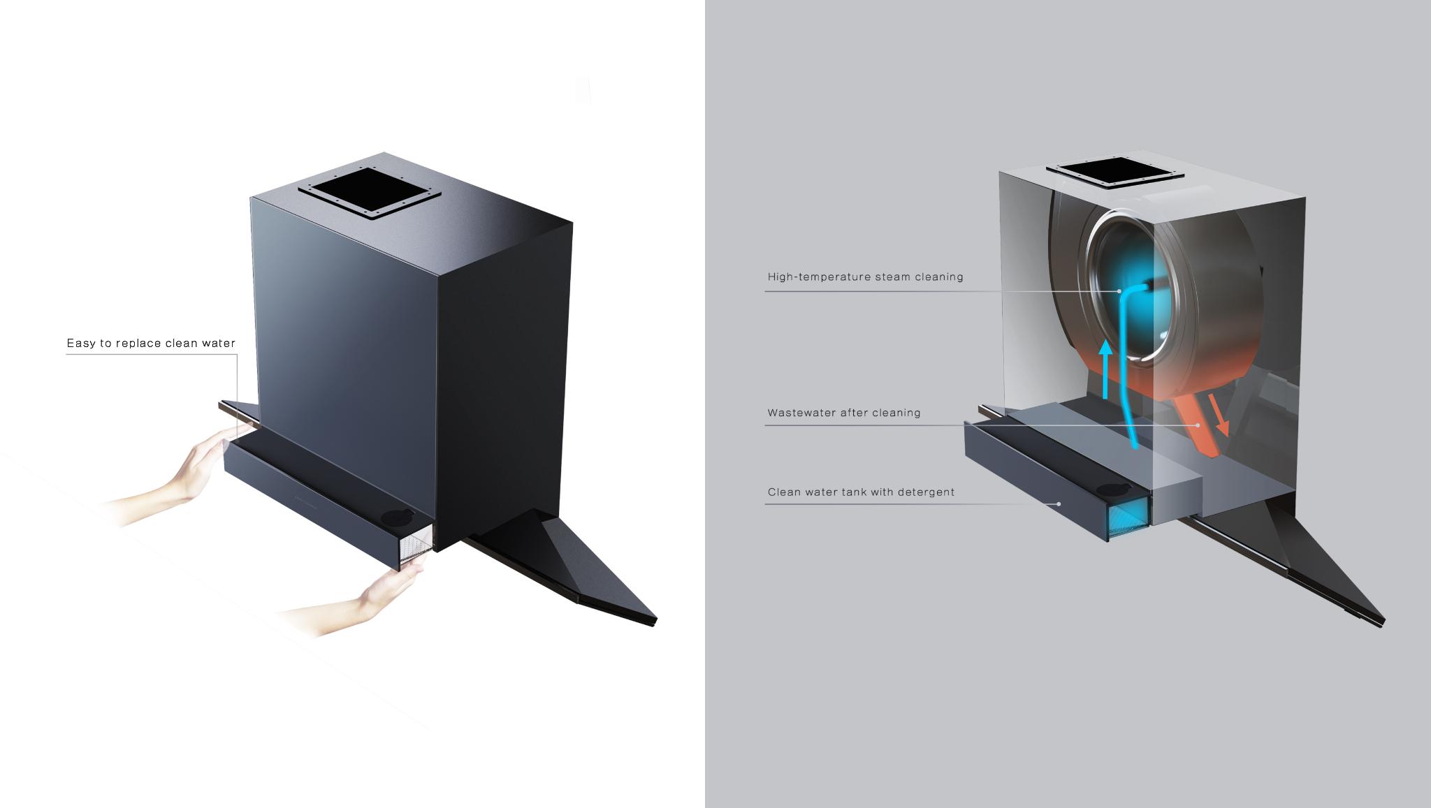 Smart Deep Cleaning Range Hood